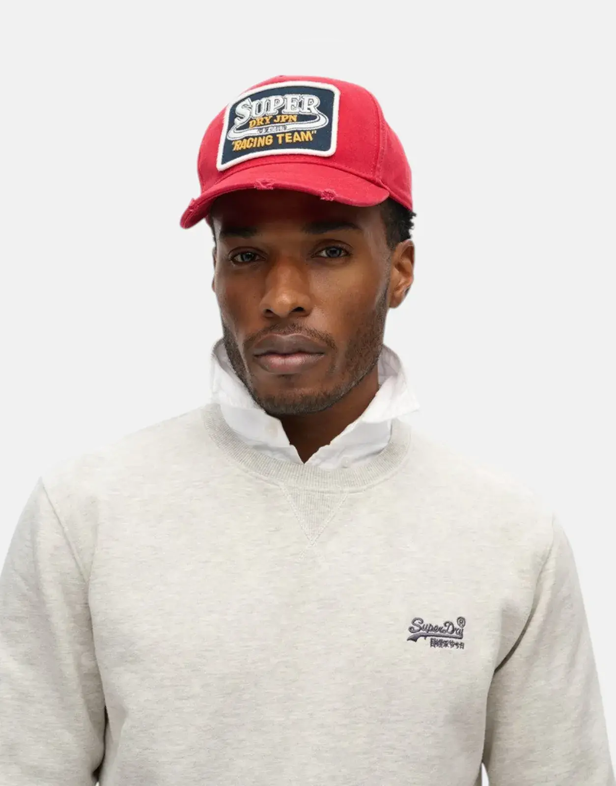 Superdry Essential Logo Glacier Grey Marl Sweatshirt - Subwear