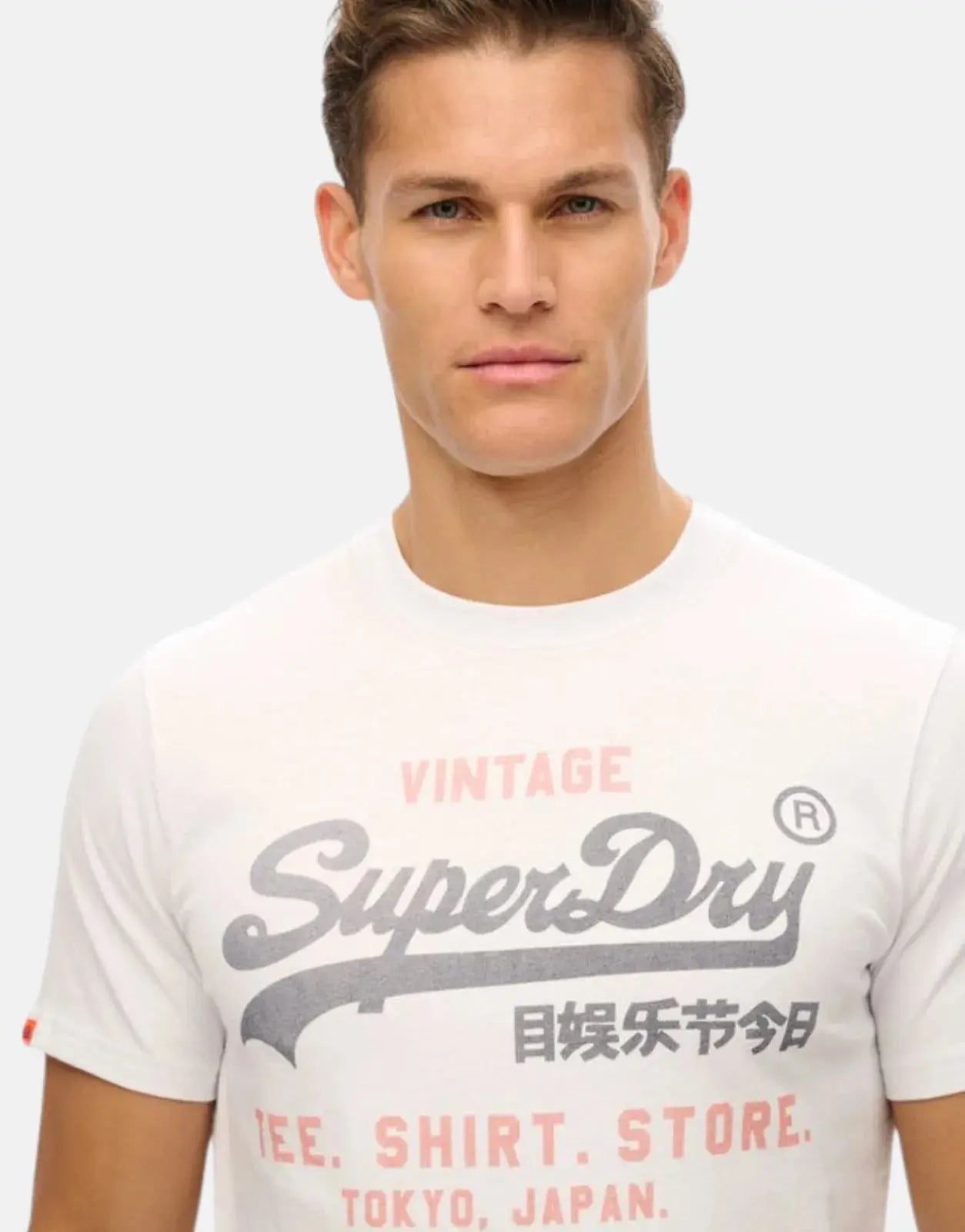 Superdry Heritage Relaxed T-Shirt White - Subwear
