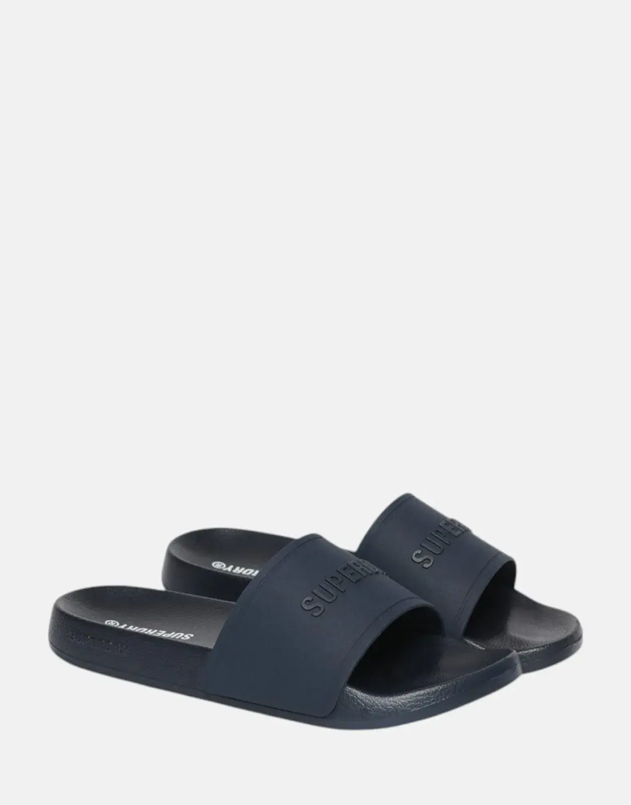 Superdry Logo Eclipse Navy Pool Slide - Subwear