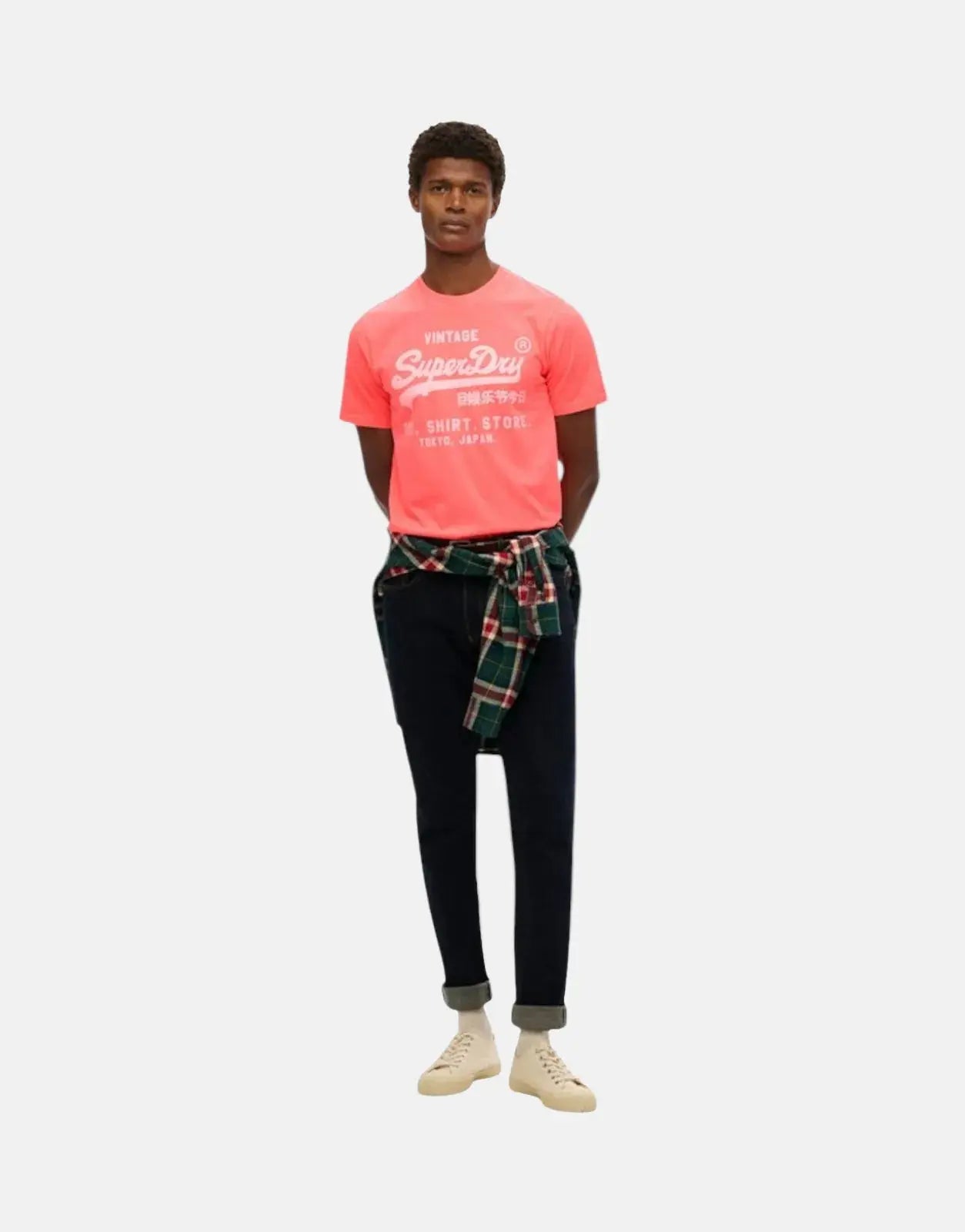 Superdry Neon Relaxed Hyper Fire Coral T-Shirt - Subwear