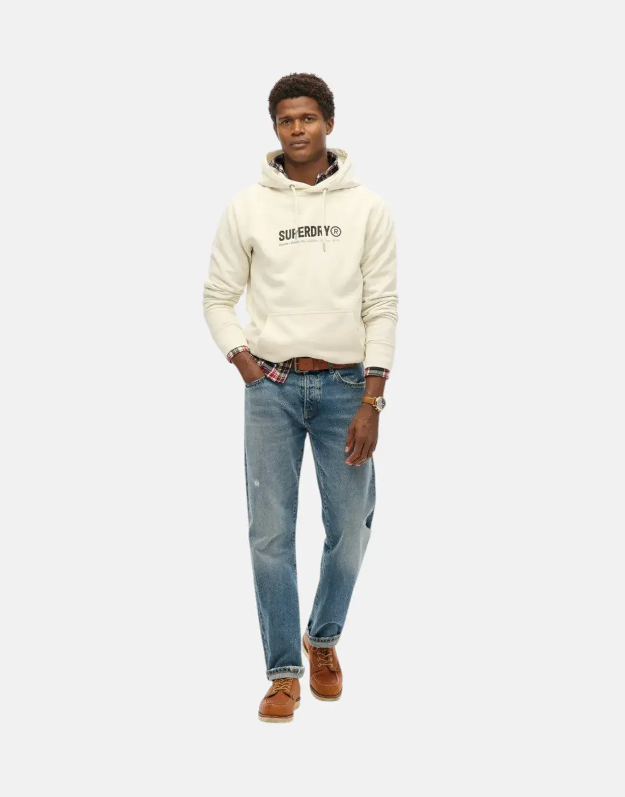 Superdry Utility Sport Chalk White Hoody - Subwear
