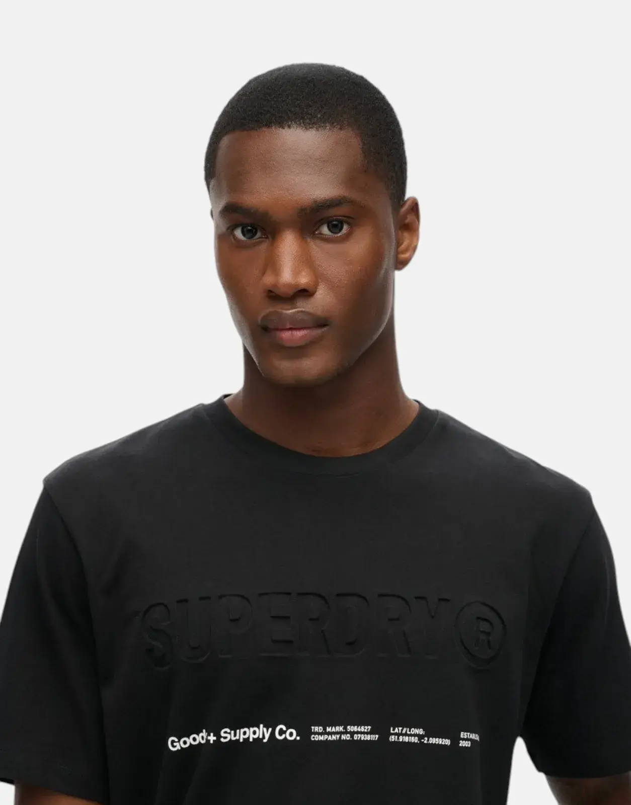 Superdry Utility Sport Logo Loose Basic Black T-Shirt - Subwear