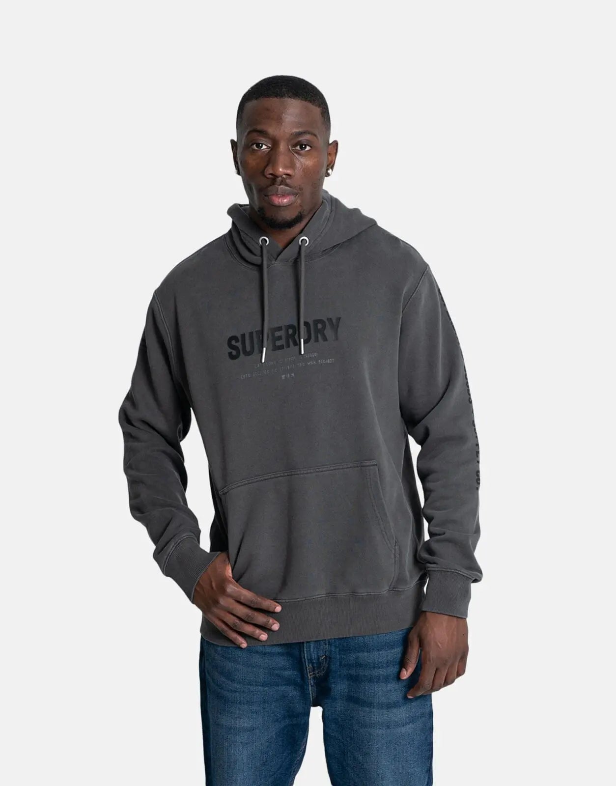 Superdry Utility Sport Vintage Black Hoody - Subwear