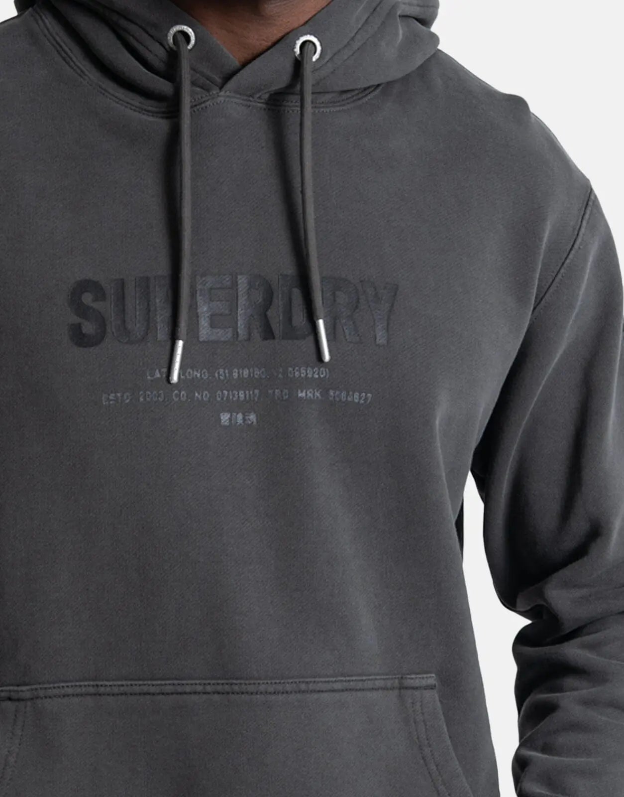 Superdry Utility Sport Vintage Black Hoody - Subwear