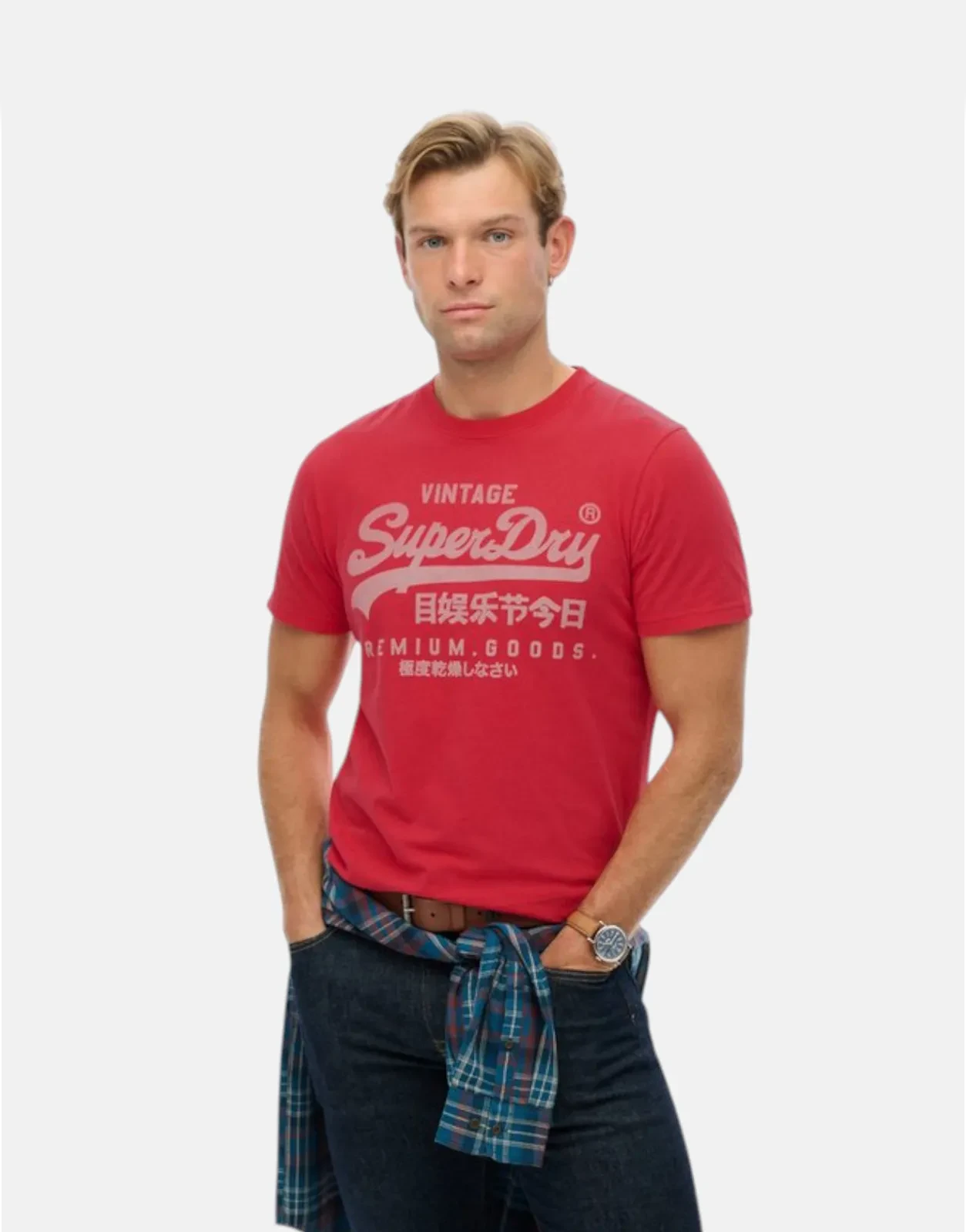 Superdry VL Classic Indiana Red T-Shirt - Subwear
