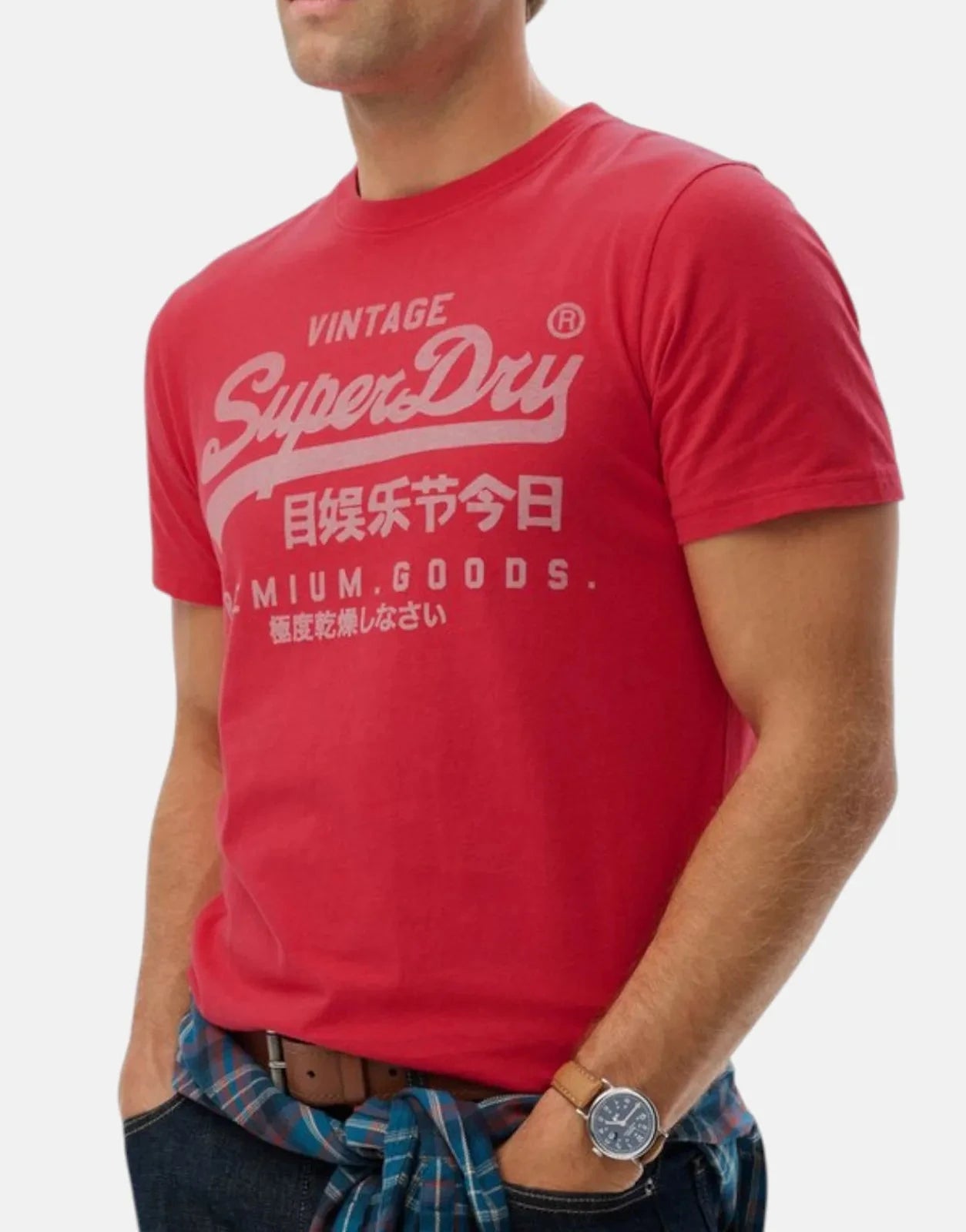 Superdry VL Classic Indiana Red T-Shirt - Subwear