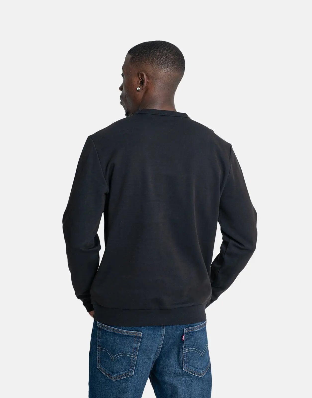 Tommy Hilfiger Essential Intechno Black Crew Neck - Subwear