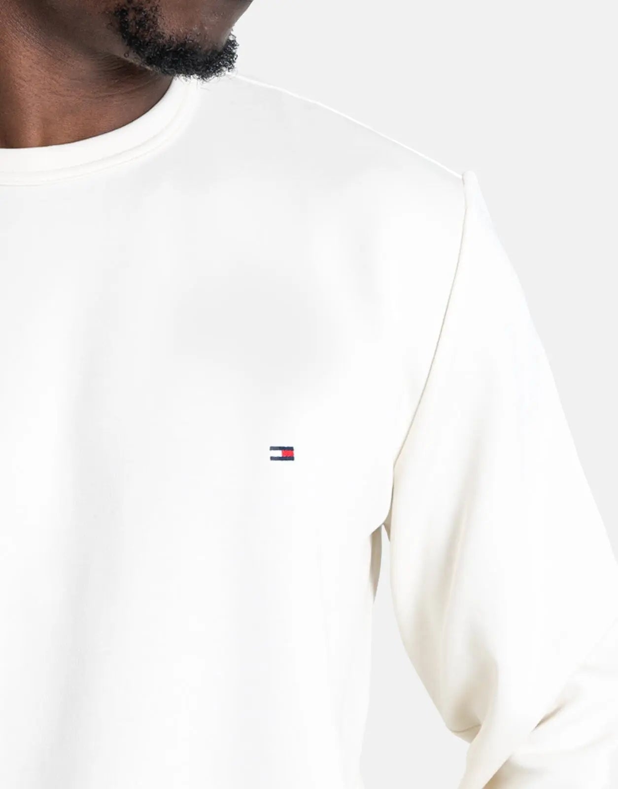 Tommy Hilfiger Essential Intechno Ivory Crew Neck - Subwear