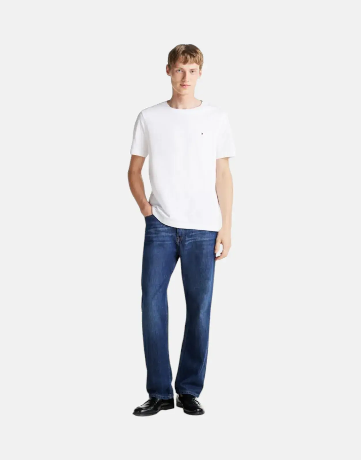 Tommy Hilfiger Essential Regular Fit Solid White T-Shirt - Subwear