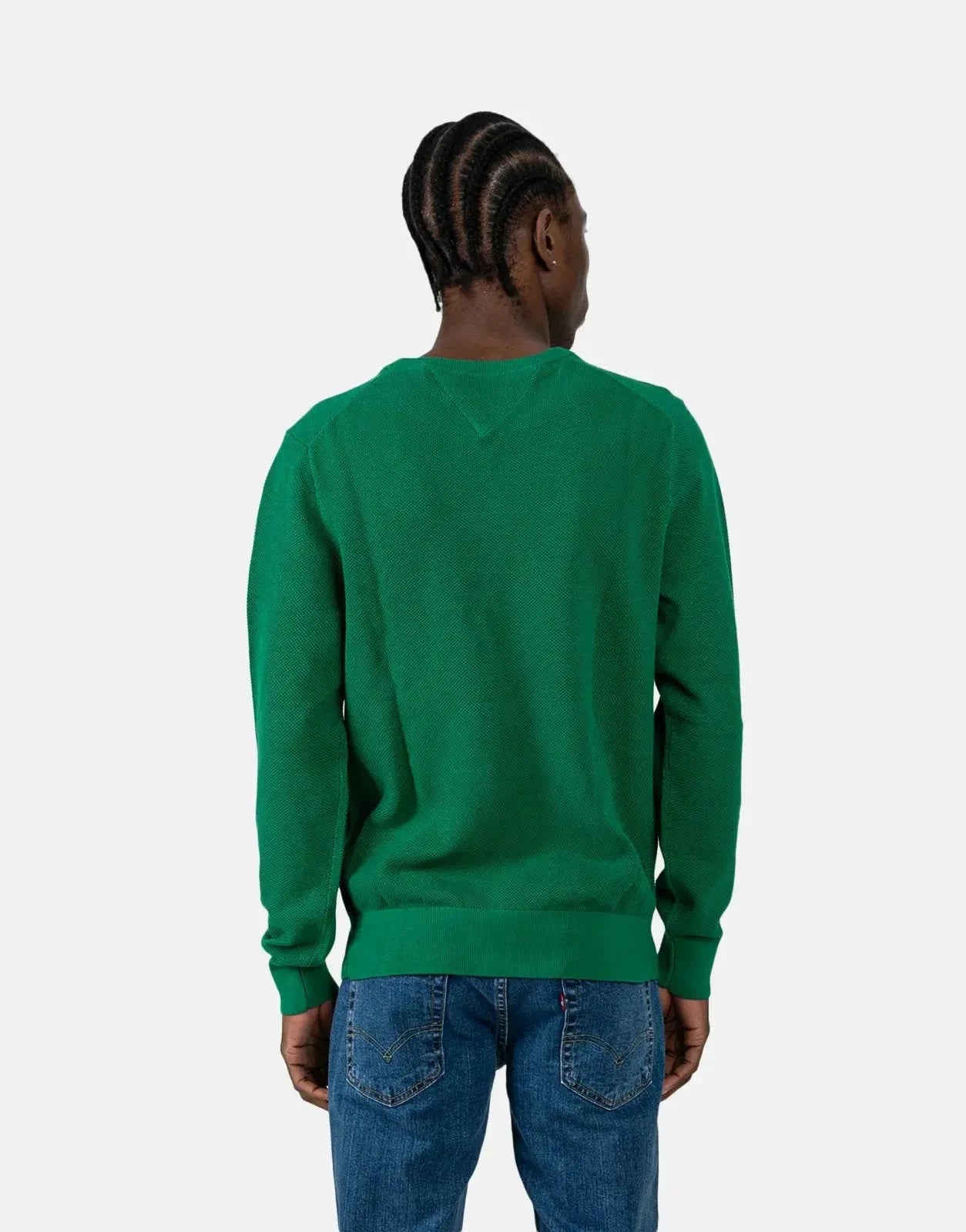 Tommy Hilfiger Essential Structure Green Crew Neck T-Shirt - Subwear