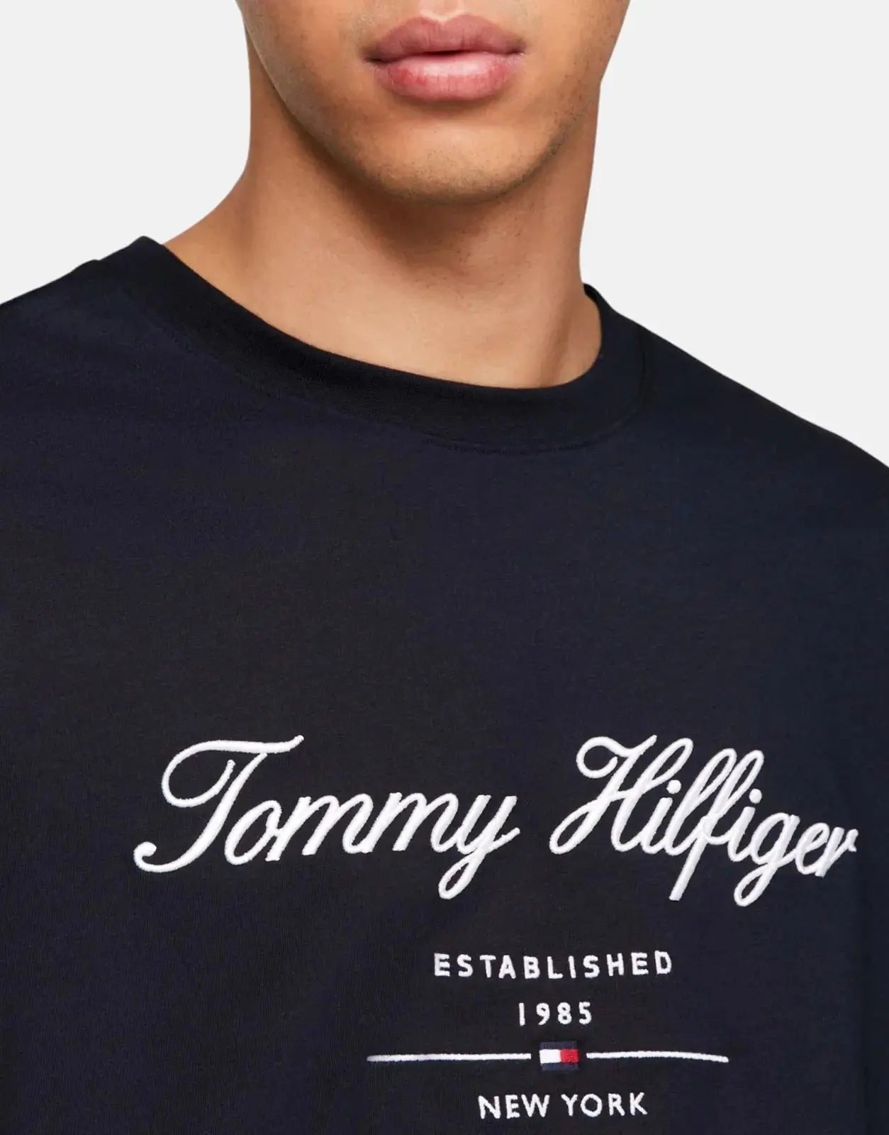 Tommy Hilfiger MSW Navy Logo T Shirt - Subwear