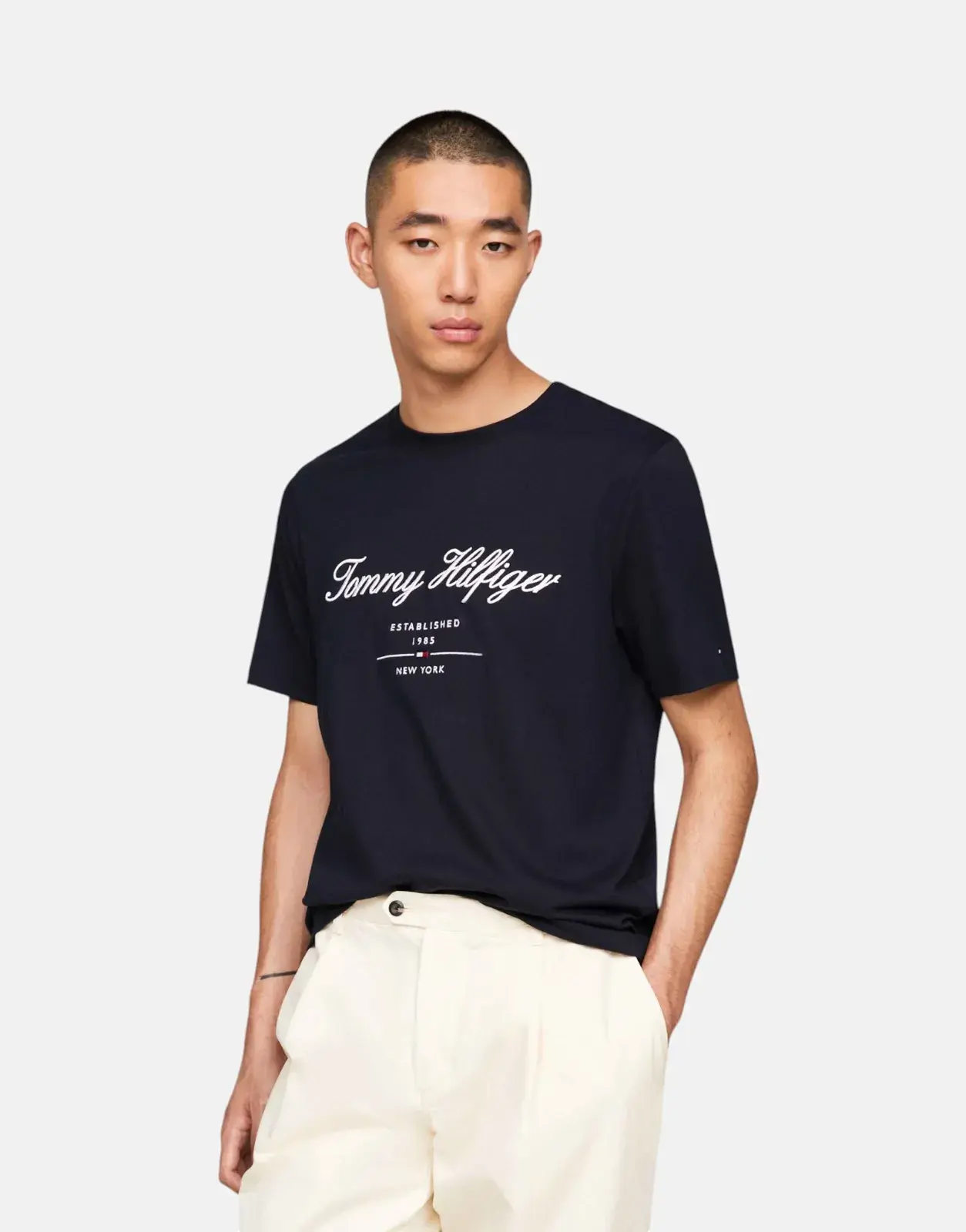 Tommy Hilfiger MSW Navy Logo T Shirt - Subwear