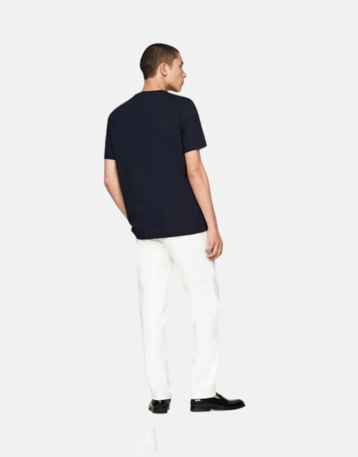 Tommy Hilfiger Vertical Flag Black T-Shirt - Subwear