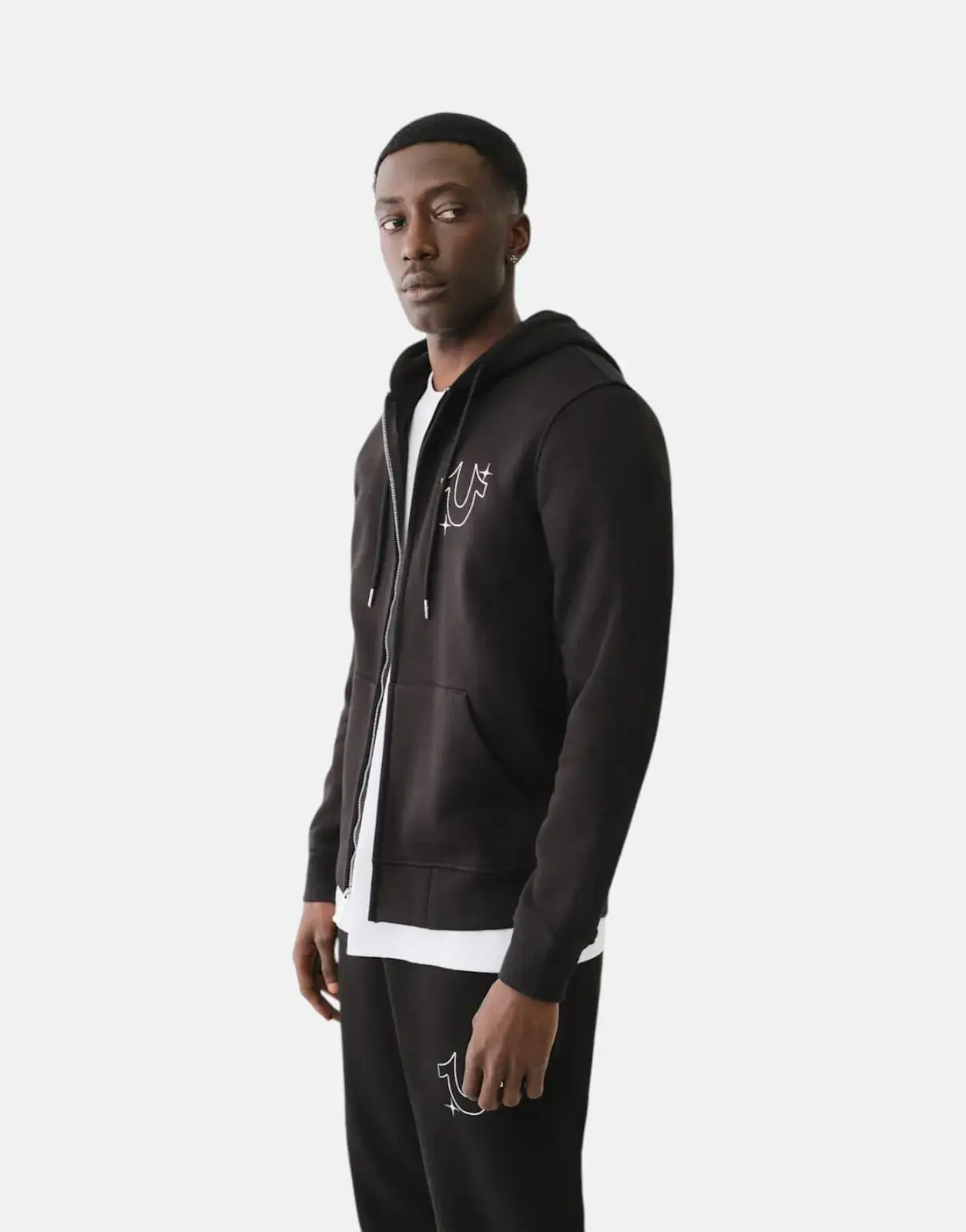 True Religion Buddha Star Zip Hooded Sweatshirt - Subwear
