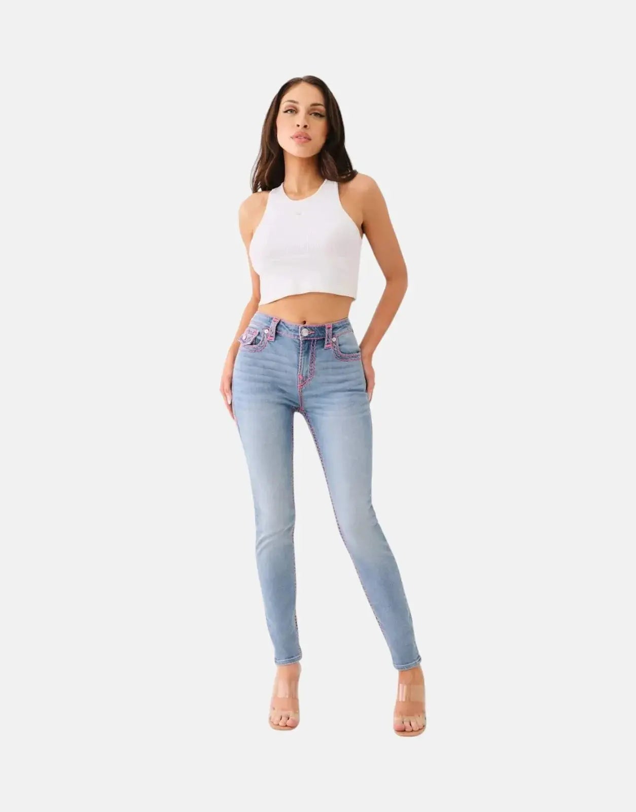 True Religion Jennie Mr Skinny San Clemente Jeans - Subwear