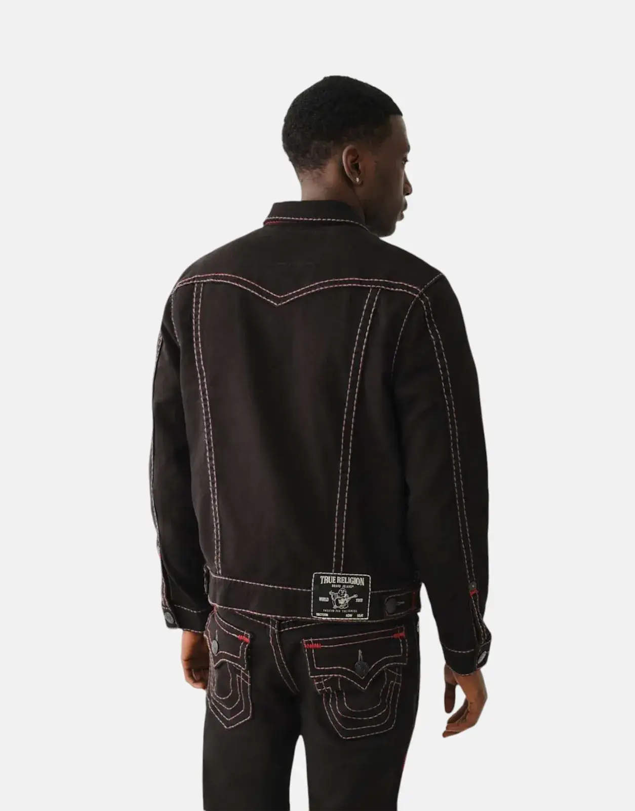 True Religion Jimmy Pikstitch Black Jacket - Subwear