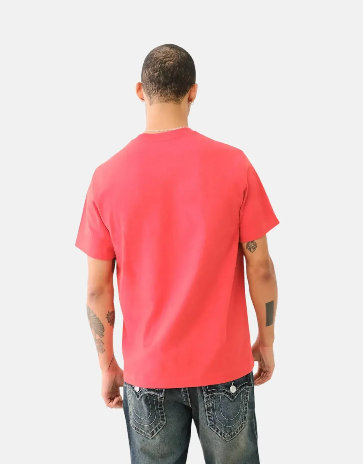 True Religion Sashiko Washed Red T-Shirt - Subwear