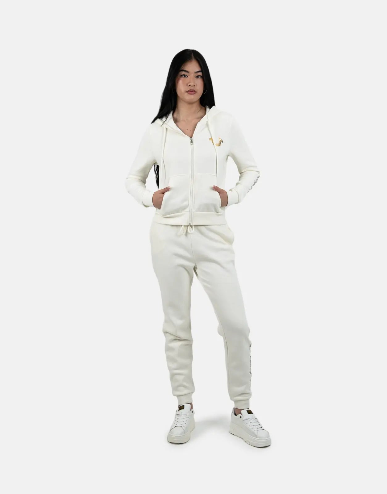 True Religion Script TR Off White Sweatpants - Subwear