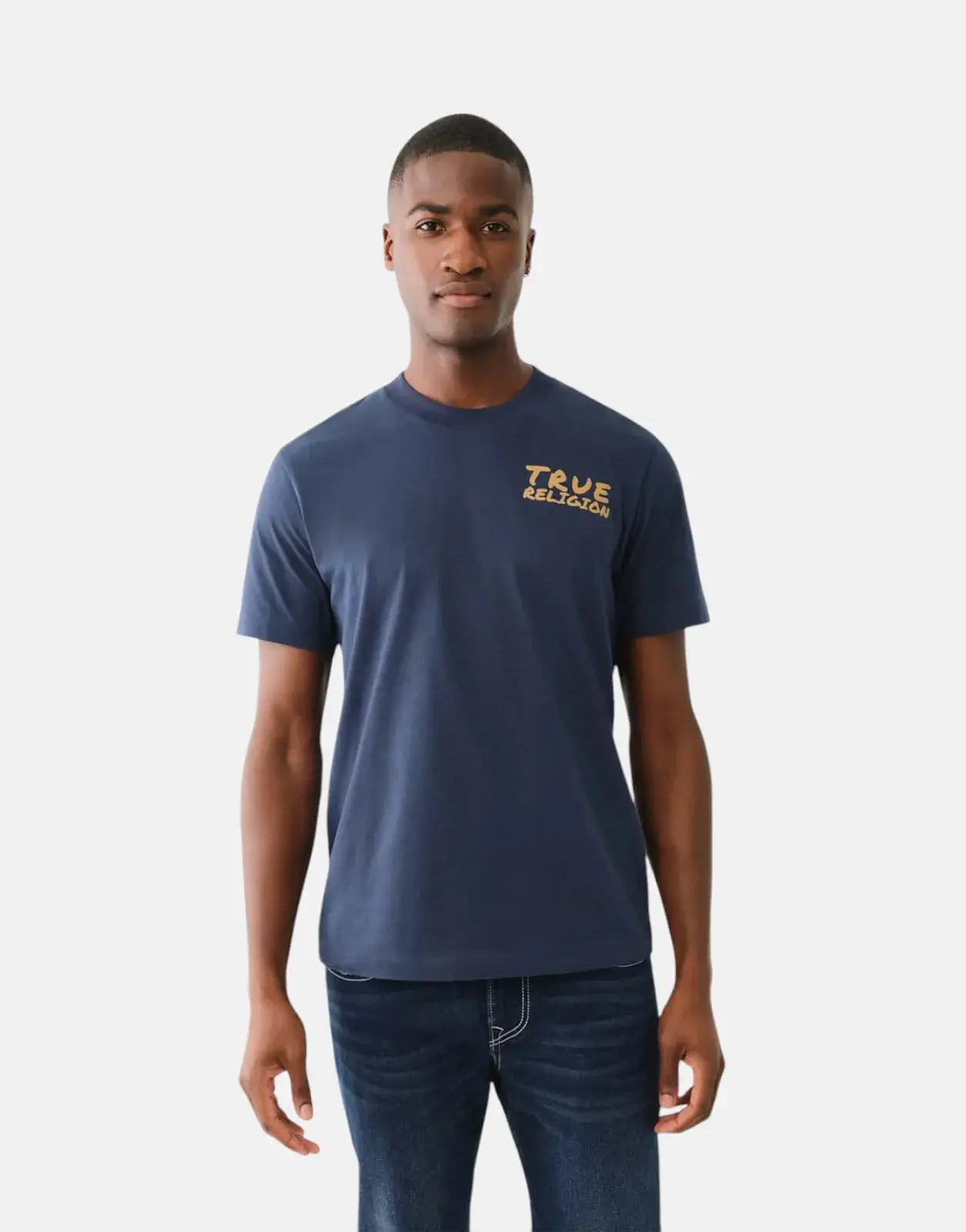 True Religion Tiger Dress Blue T-Shirt - Subwear