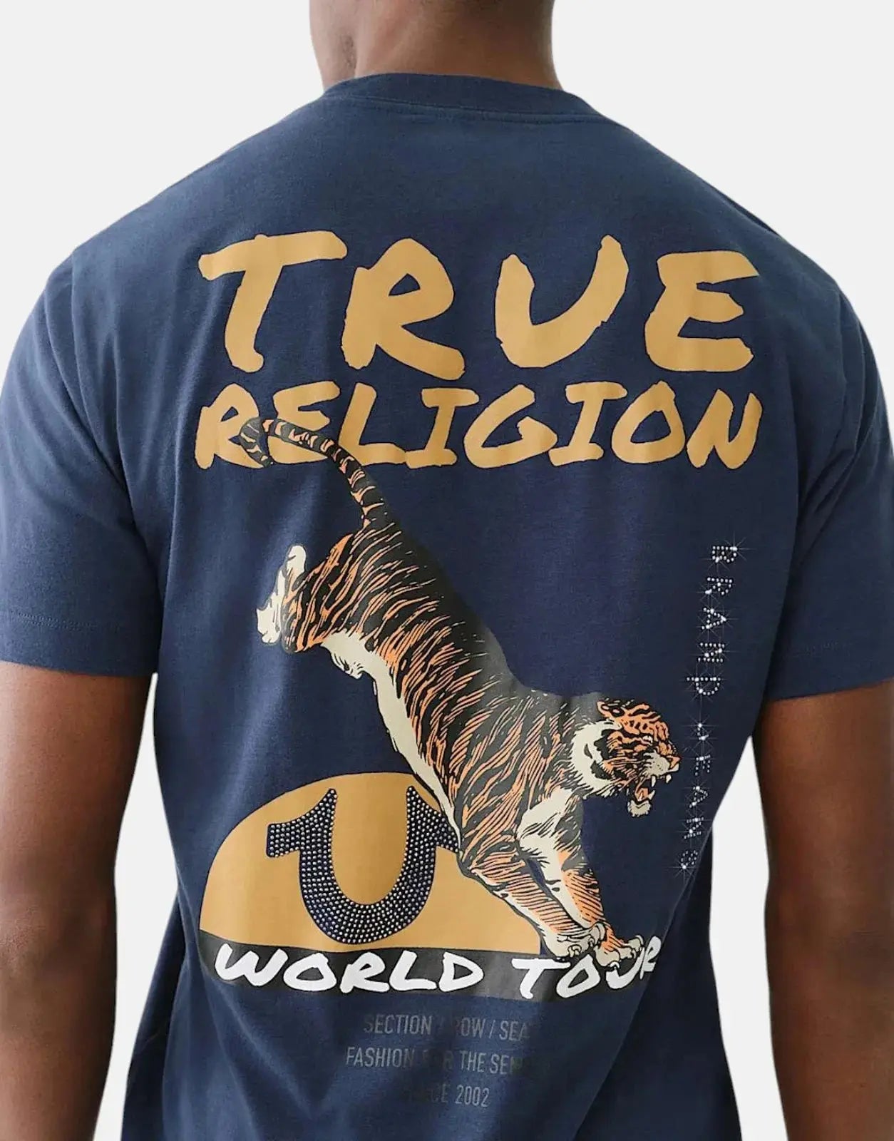 True Religion Tiger Dress Blue T-Shirt - Subwear