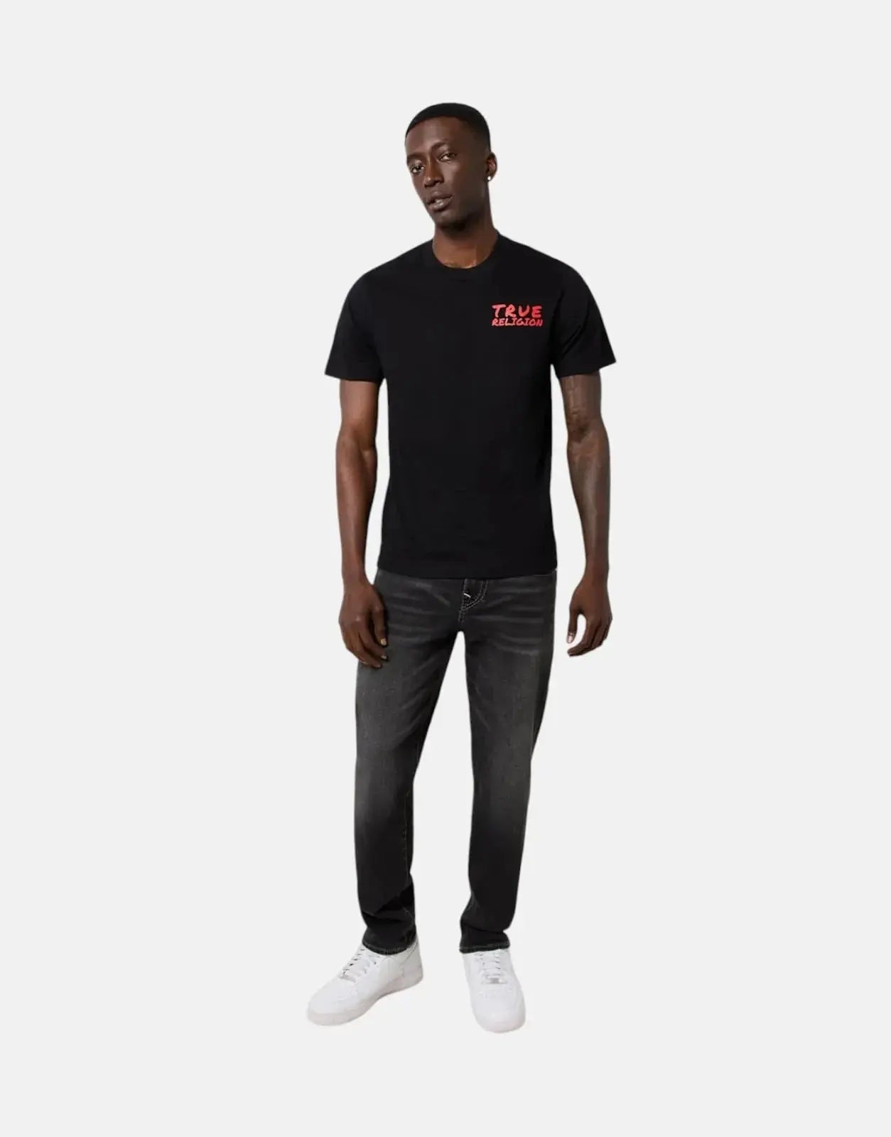 True Religion Tiger Jet T-Shirt Black - Subwear