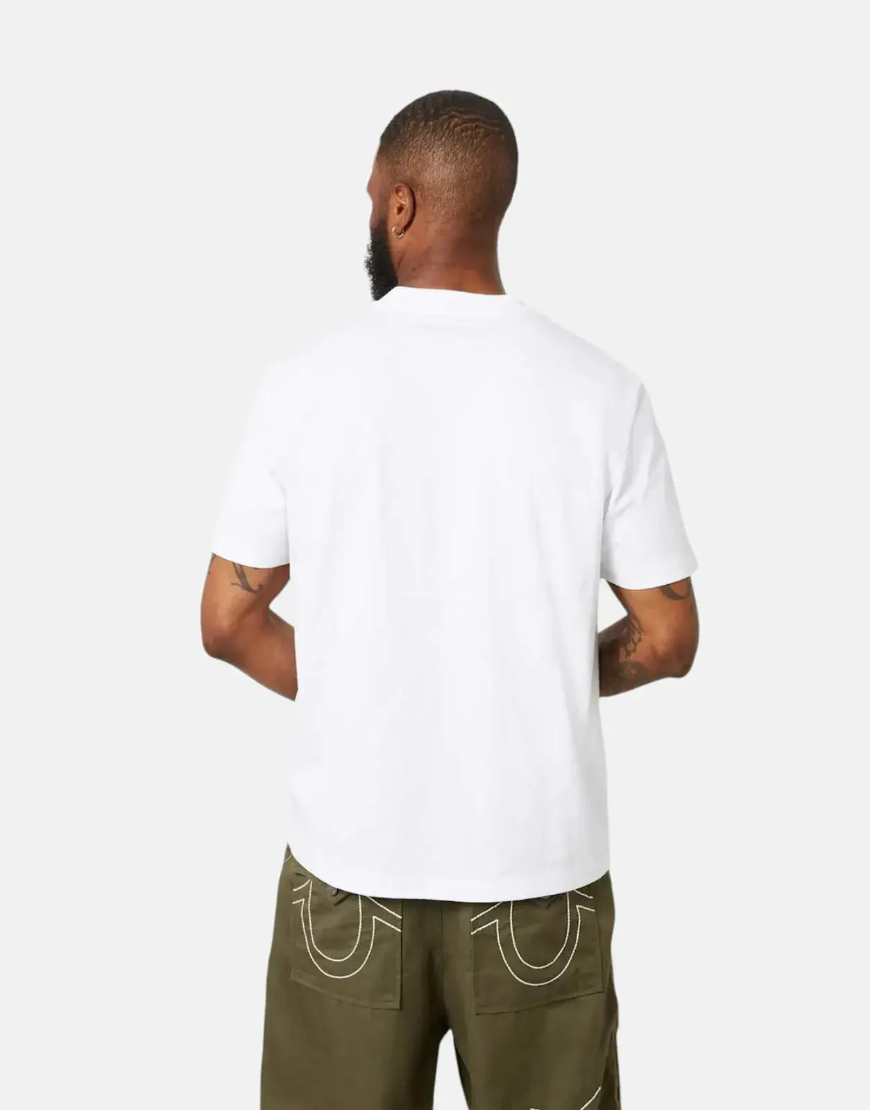 True Religion Warped White T-Shirt - Subwear