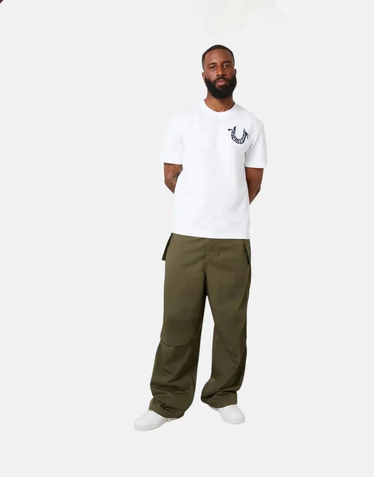 True Religion Warped White T-Shirt - Subwear