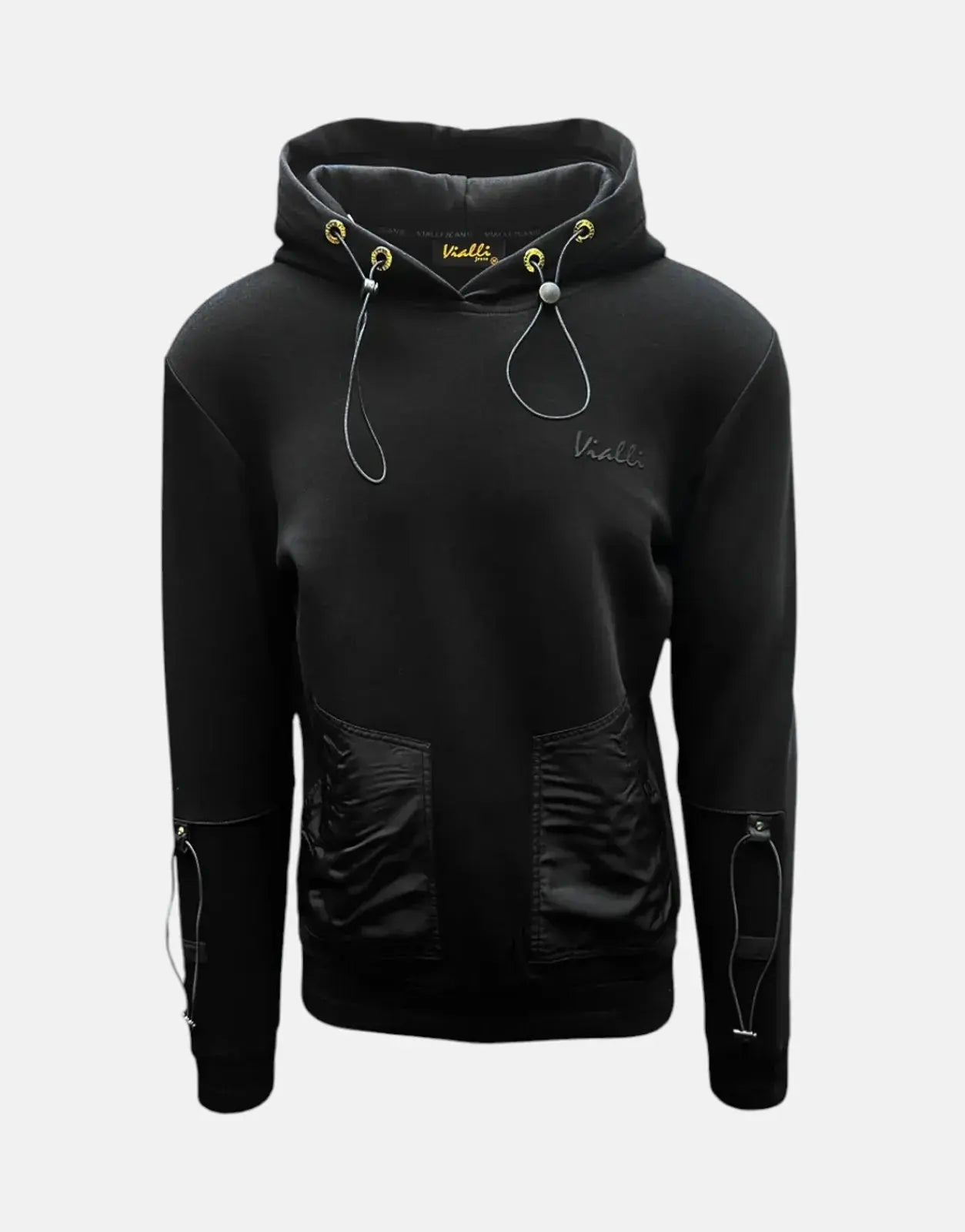 Vialli Gobbel Hoodie Black - Subwear