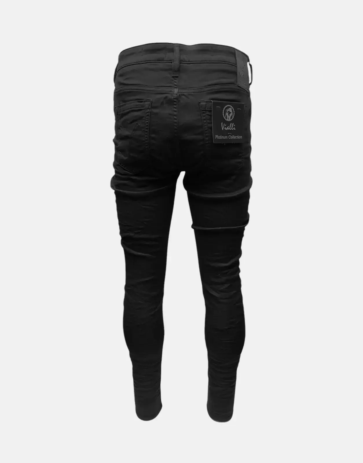 Vialli Joker Ultra Fit Black Jeans - Subwear