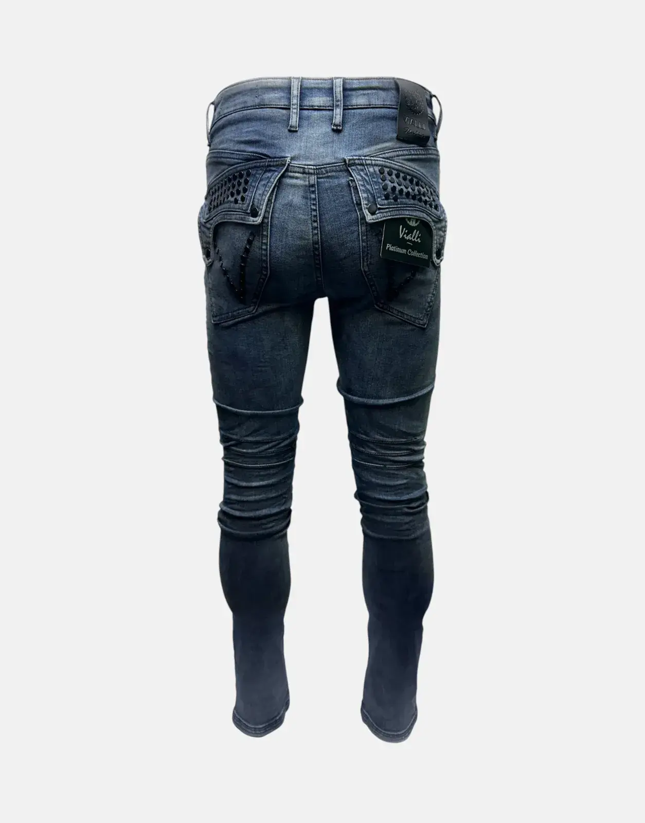 Vialli Josephine Navy Skinny Jeans - Subwear