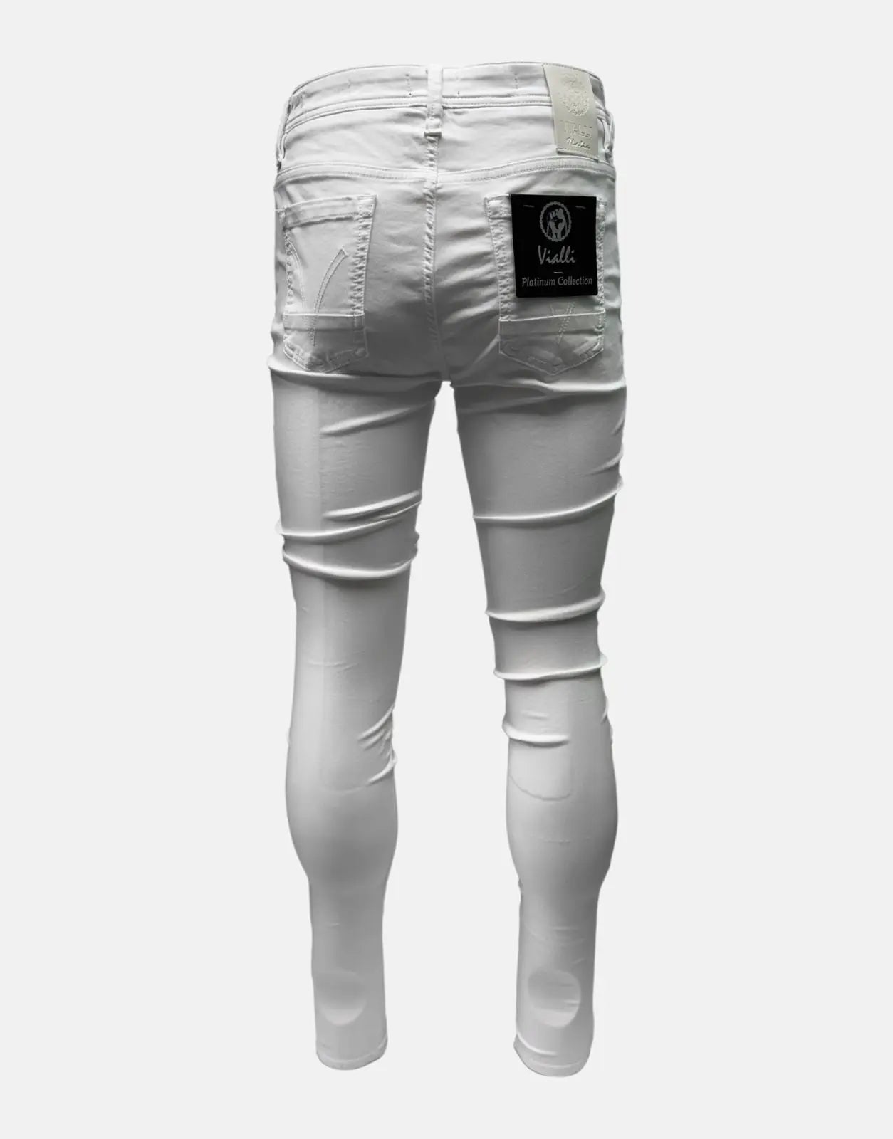 Vialli Juckichine Ultra-Fit White Jeans - Subwear