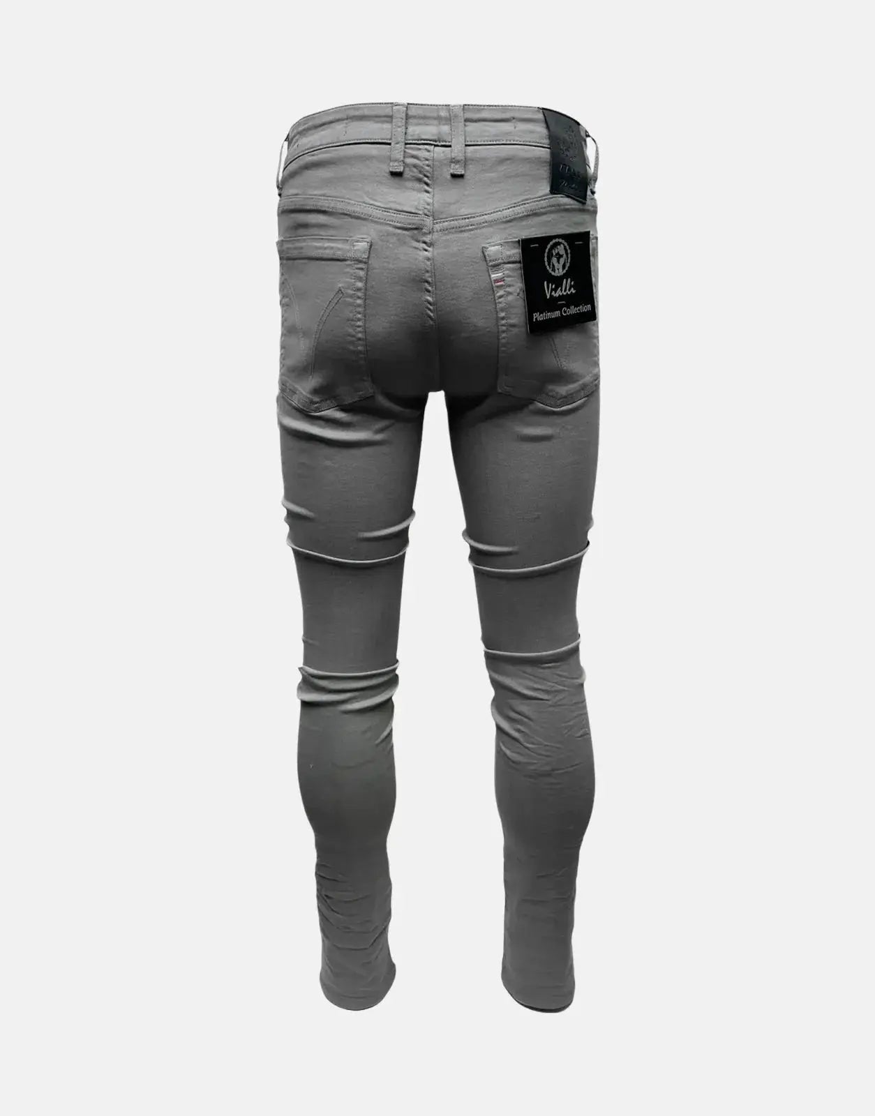 Vialli Jupieter Grey Skinny Jeans - Subwear
