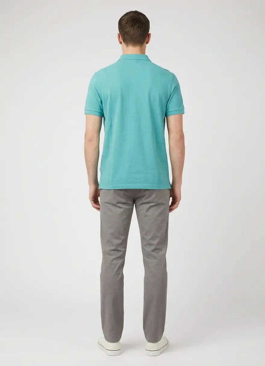 Ben Sherman Ben Polo Aqua Teal Polo Shirt - Subwear