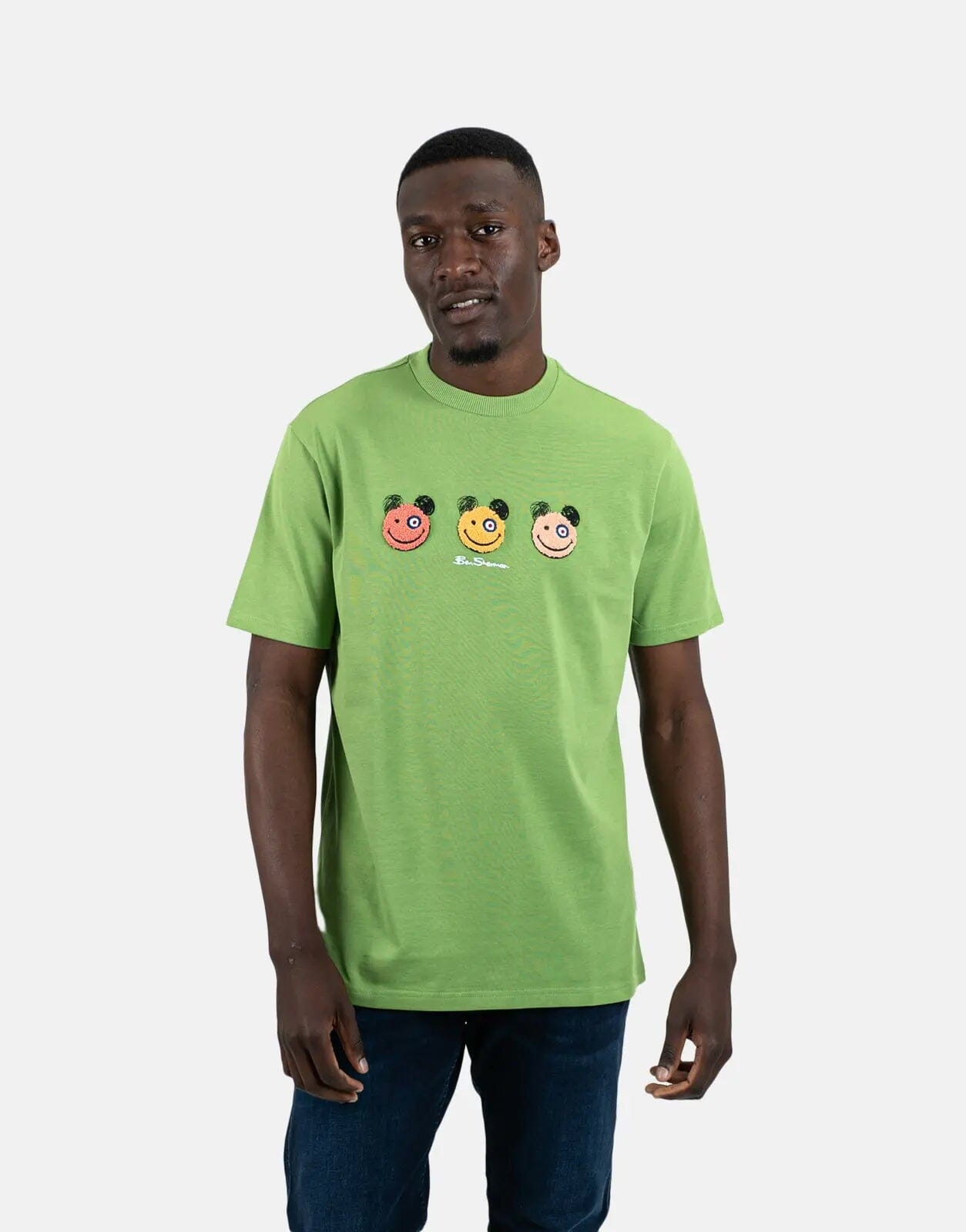 Ben Sherman Happy Bears Chenille Applique Piquant T-Shirt - Subwear