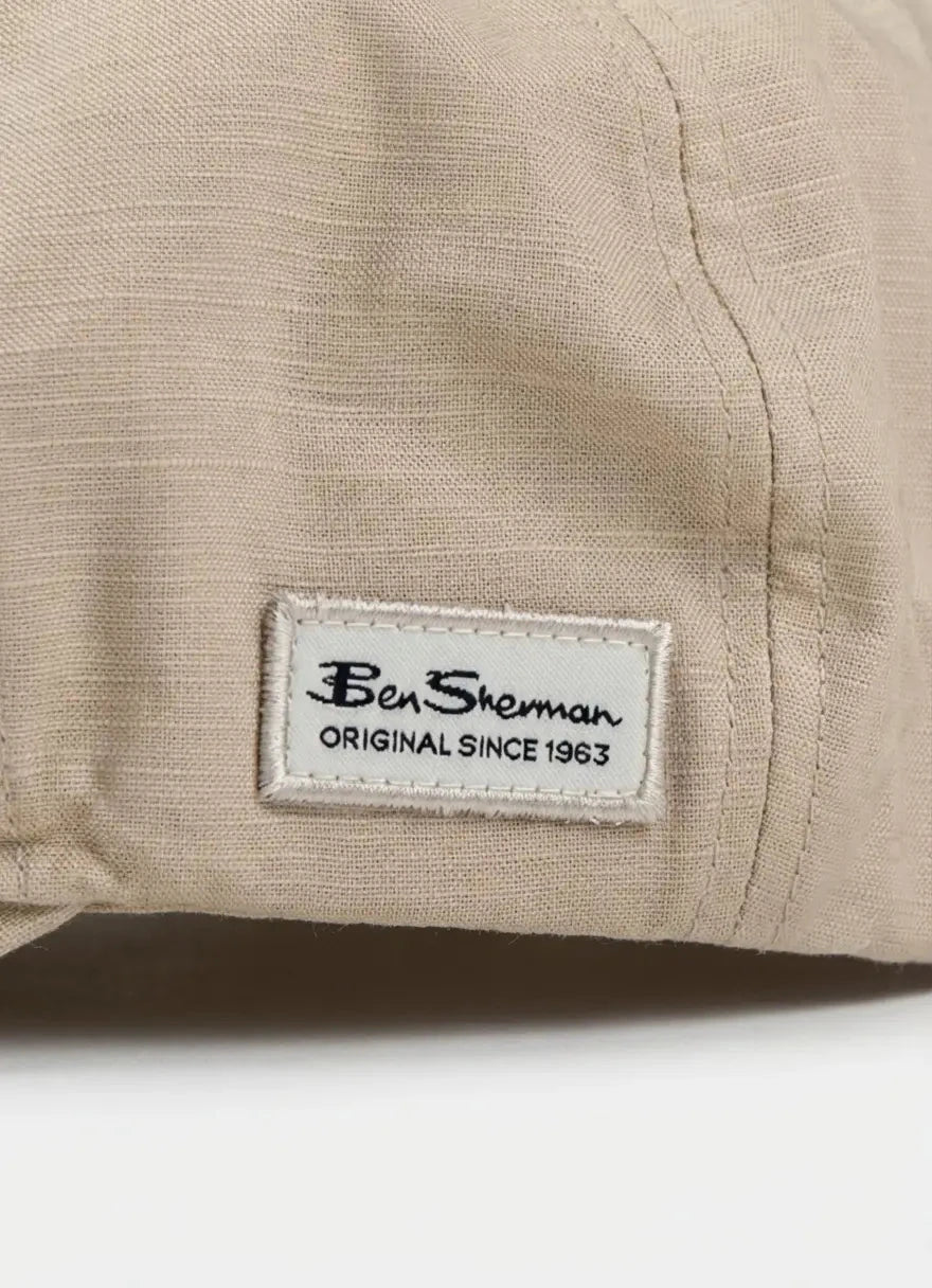 Ben Sherman Ivy Linen Stone Hat - Subwear