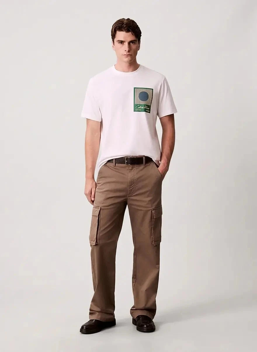 Calvin Klein 20s Matches Graphic White T-Shirt - Subwear