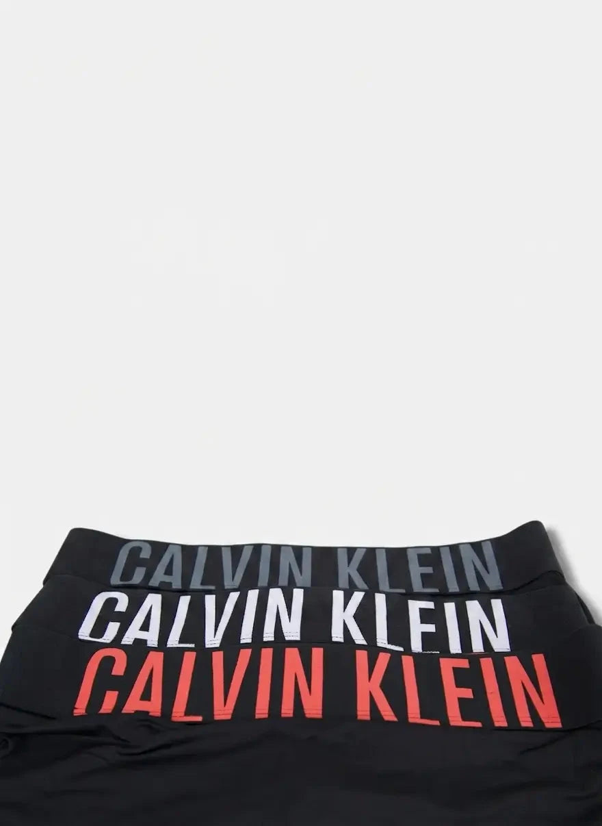 Calvin Klein 3PK Boxer Brief Underwear Blk Multi - Subwear