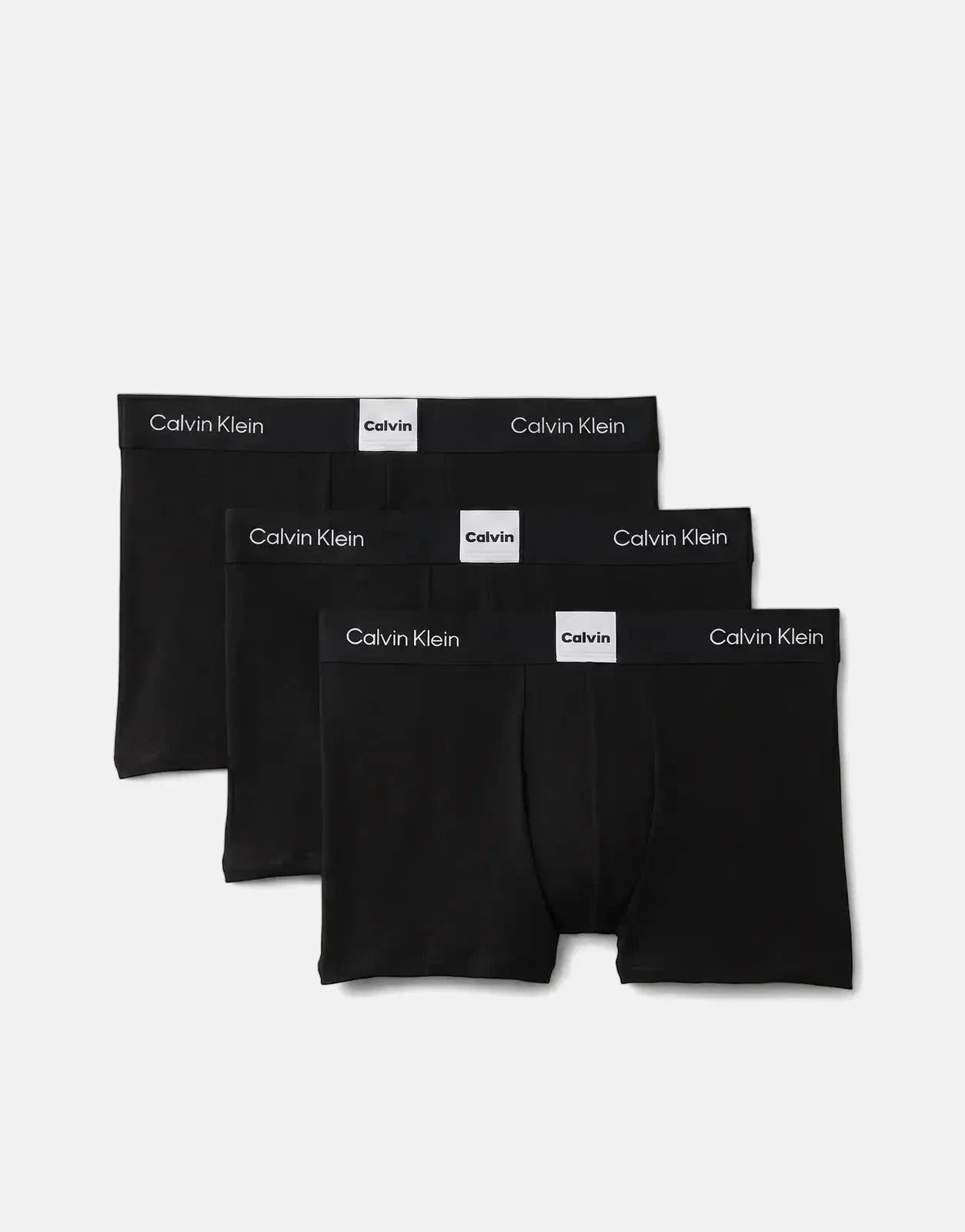 Calvin Klein 3PK Trunk Underwear Blk WB - Subwear