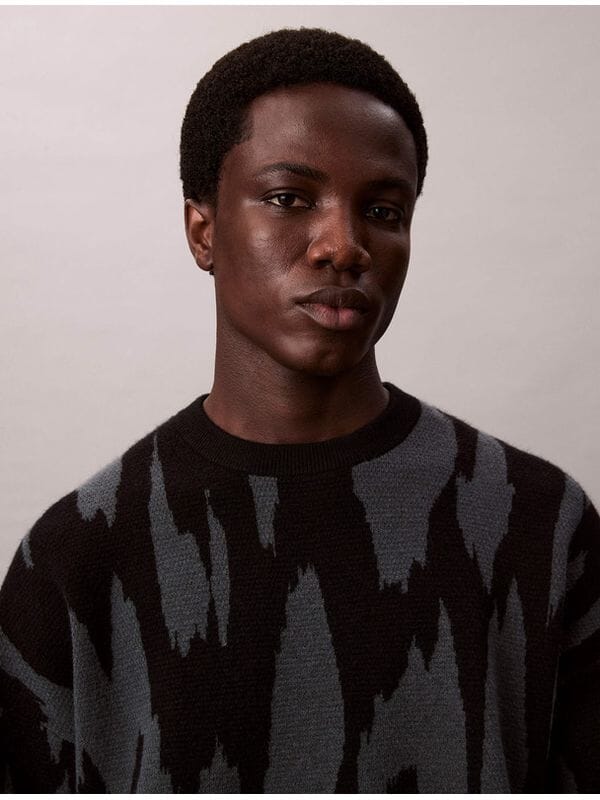 Calvin Klein Abstract Jacquard Sweatshirt - Subwear