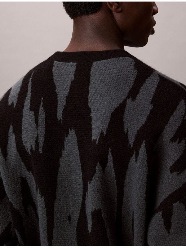 Calvin Klein Abstract Jacquard Sweatshirt - Subwear