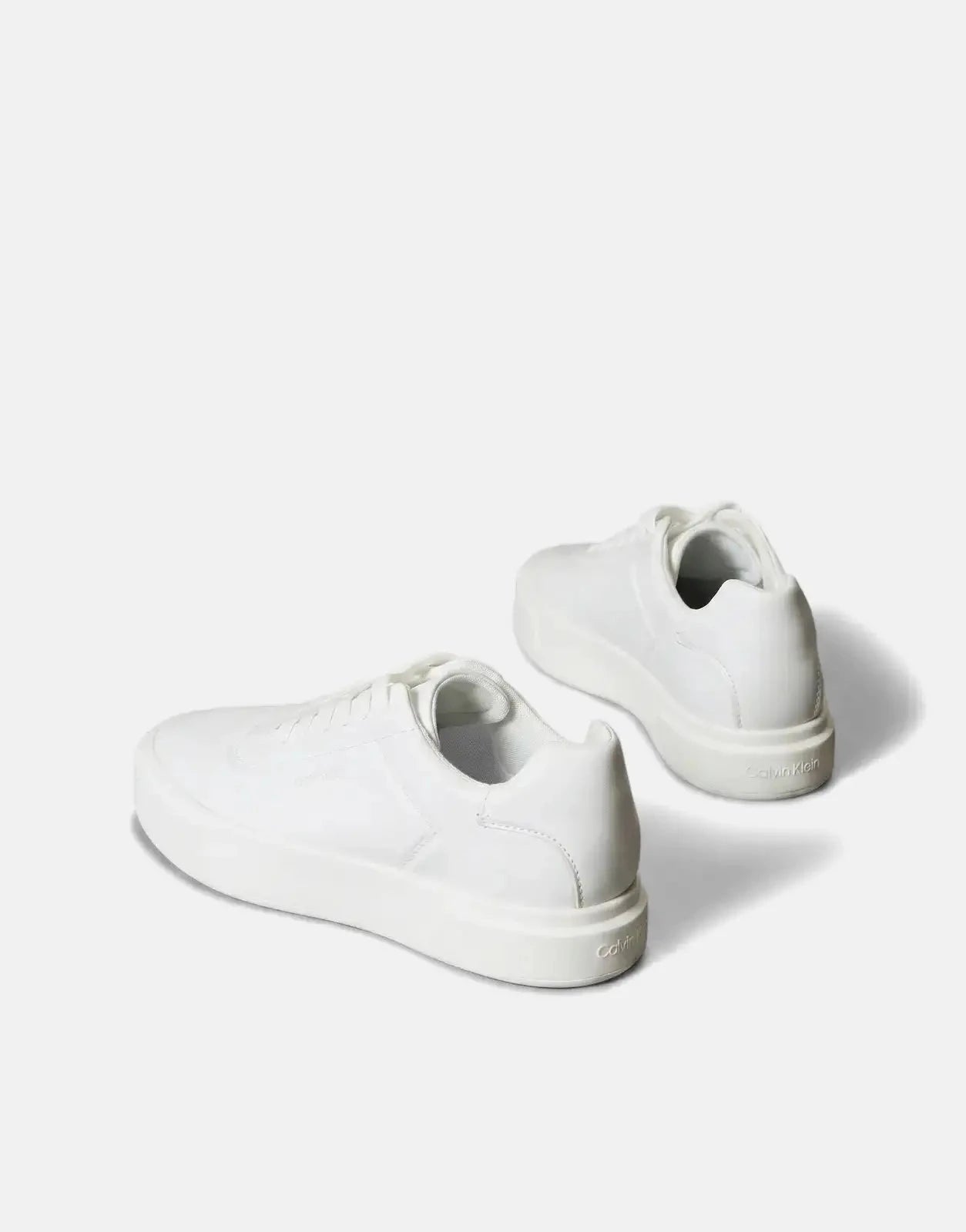 Calvin Klein Basket Cupsole OXF Laceup White Sneakers - Subwear