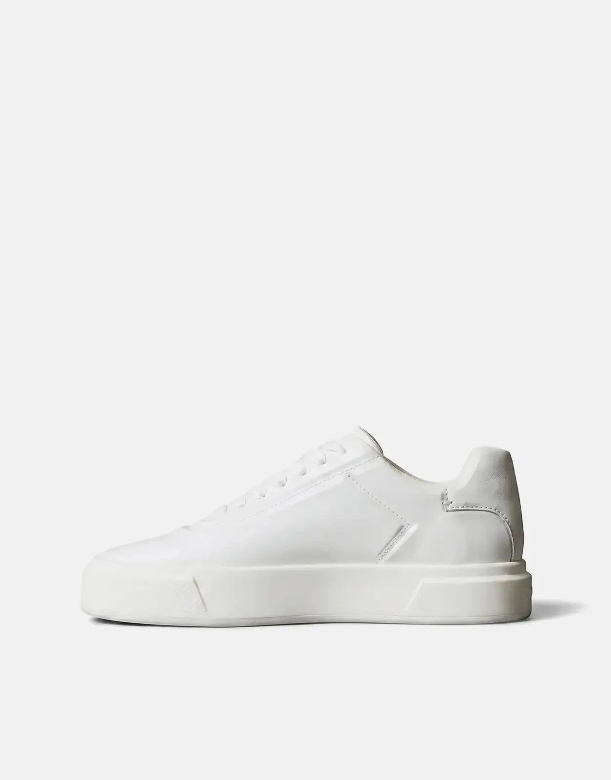 Calvin Klein Basket Cupsole OXF Laceup White Sneakers - Subwear