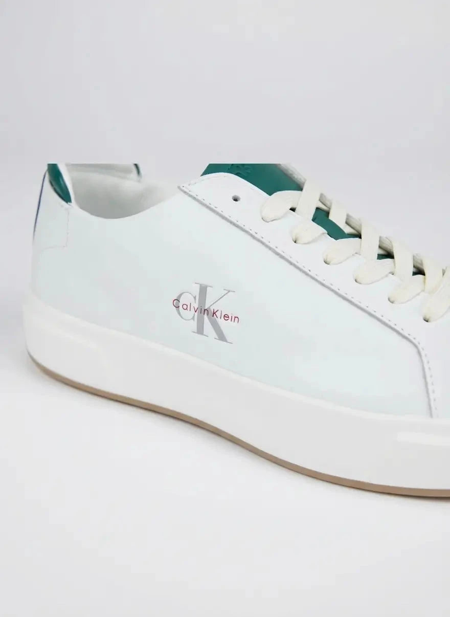 Calvin Klein Basket Cupsole Sneaker Wht/Multi - Subwear