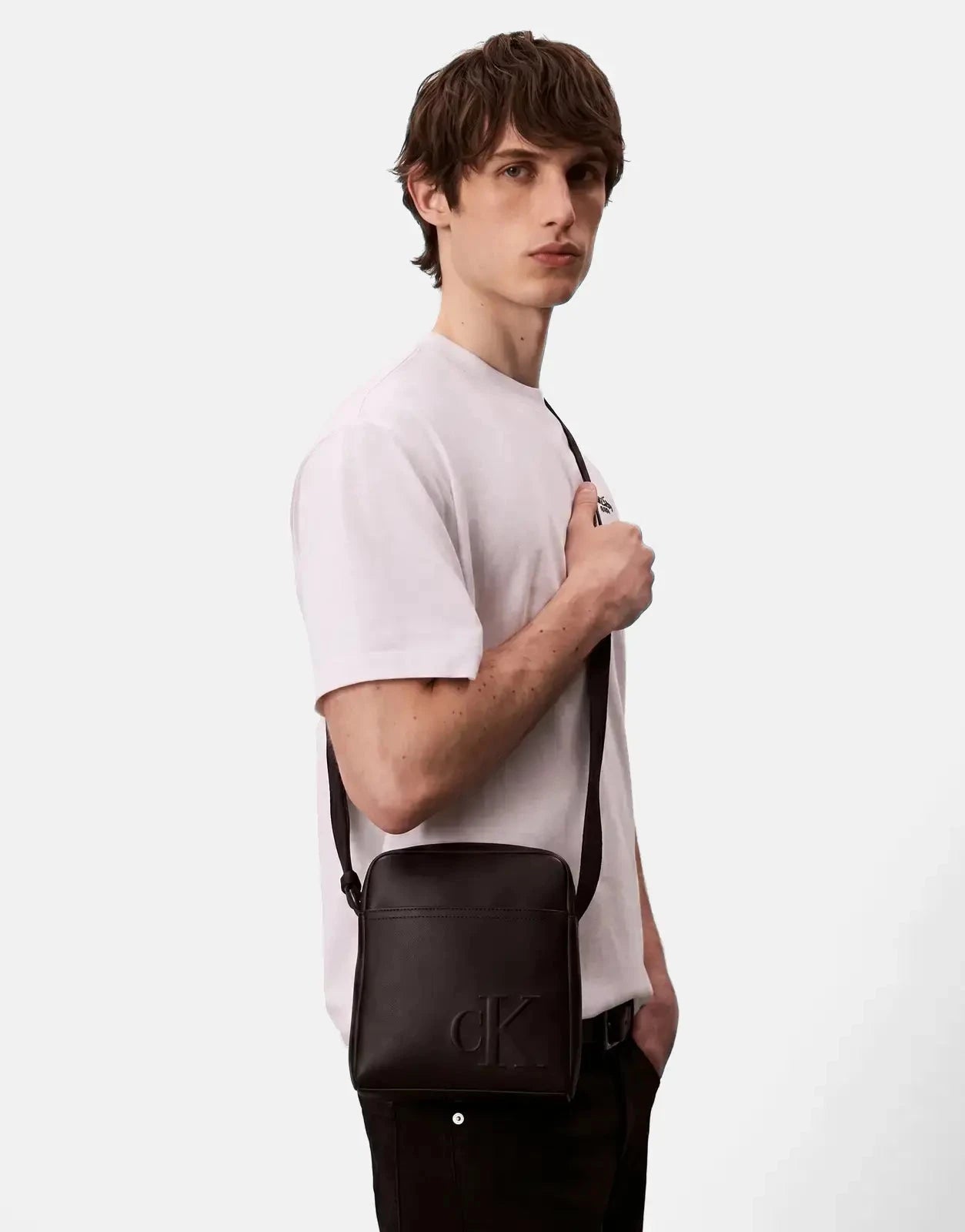 Calvin Klein Black Reporter Bag - Subwear