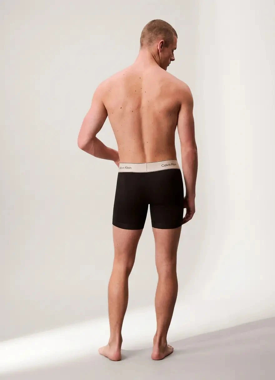 Calvin Klein Boxer Brief 3 Pack Underwear Black Multi - Subwear