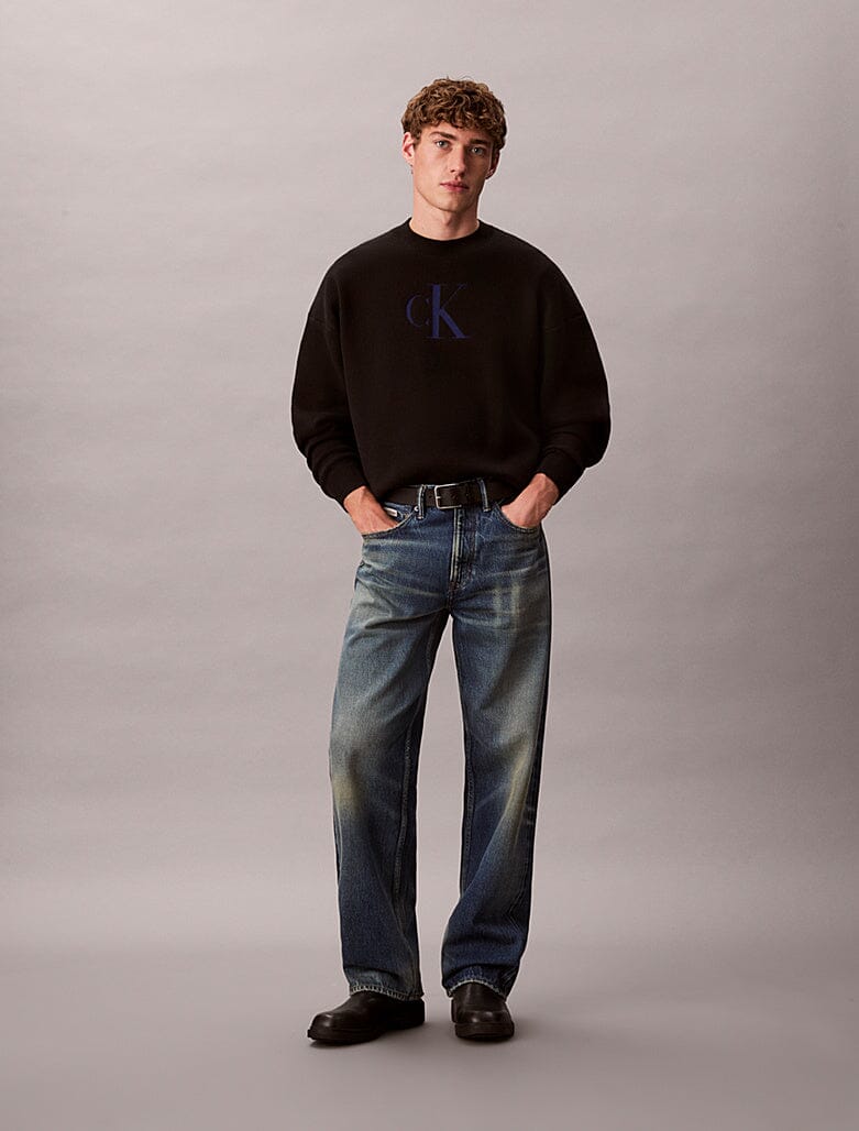 Calvin Klein Cashmere 3D Logo Sweatshirt - Subwear