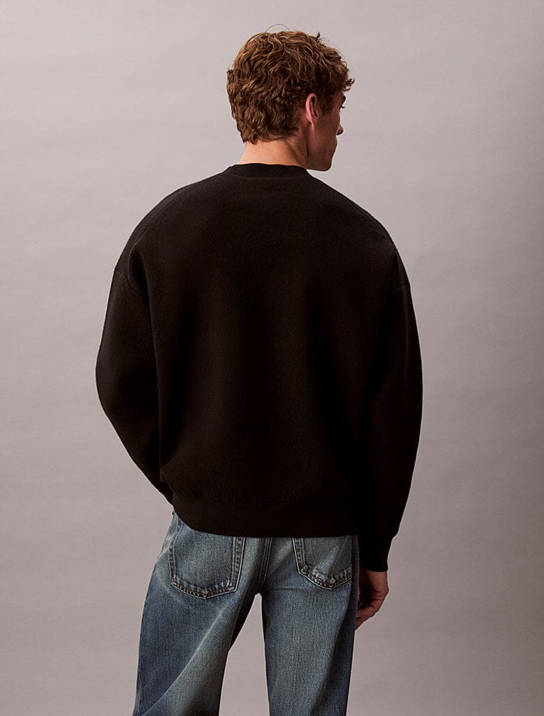 Calvin Klein Cashmere 3D Logo Sweatshirt - Subwear