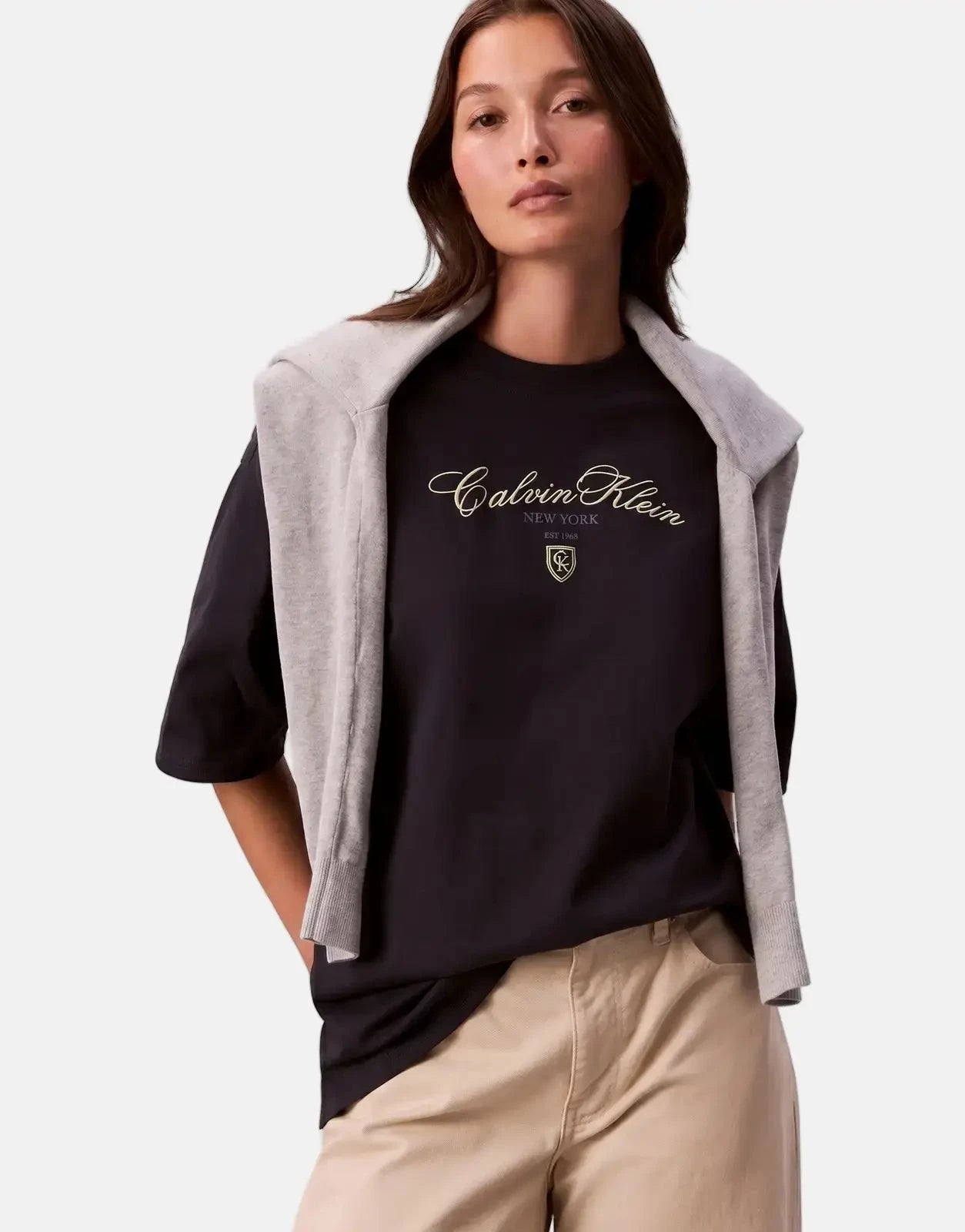 Calvin Klein CK NY Oversized Navy T-Shirt - Subwear