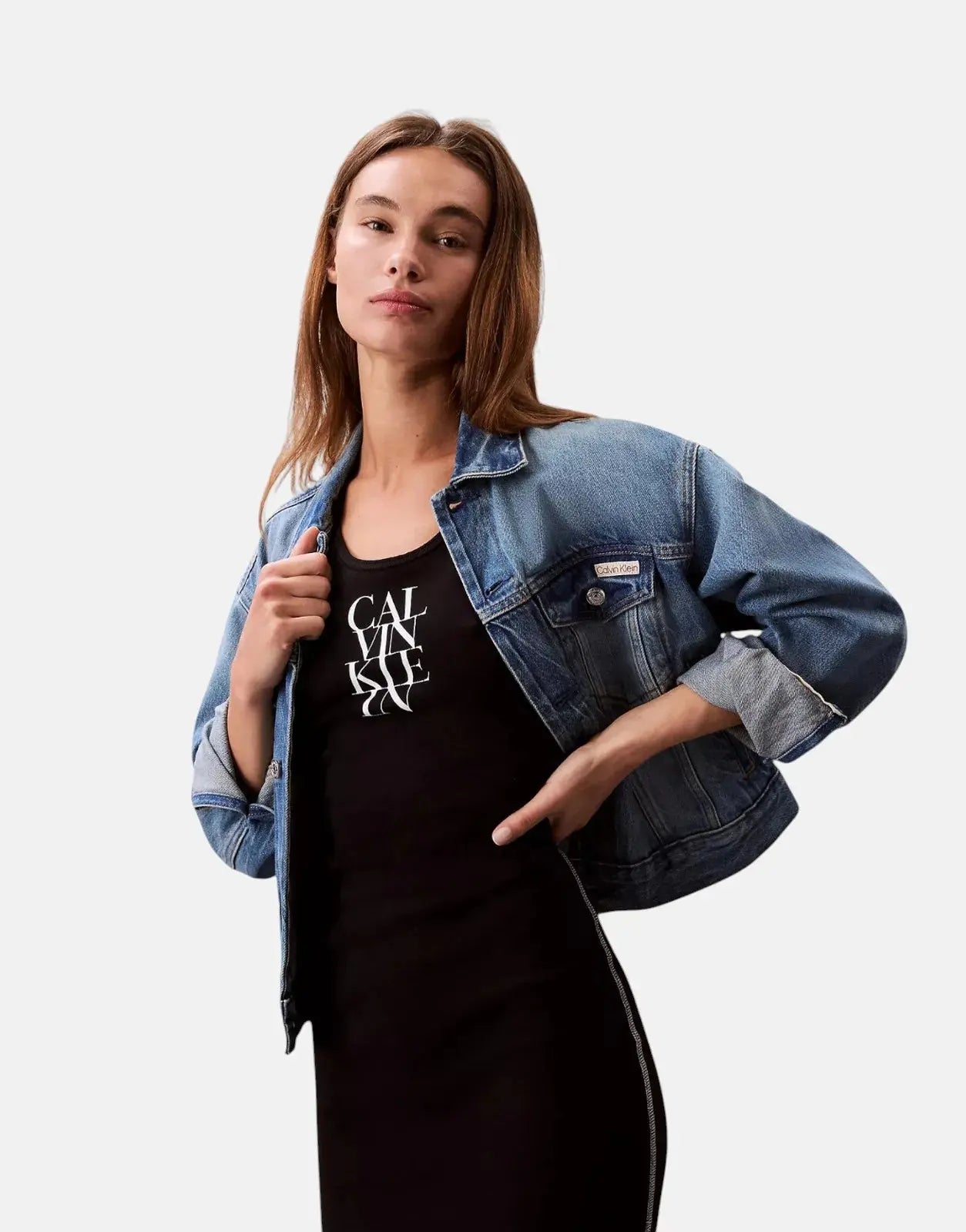 Calvin Klein Cotton 1x1 Rib Black Tank Top - Subwear
