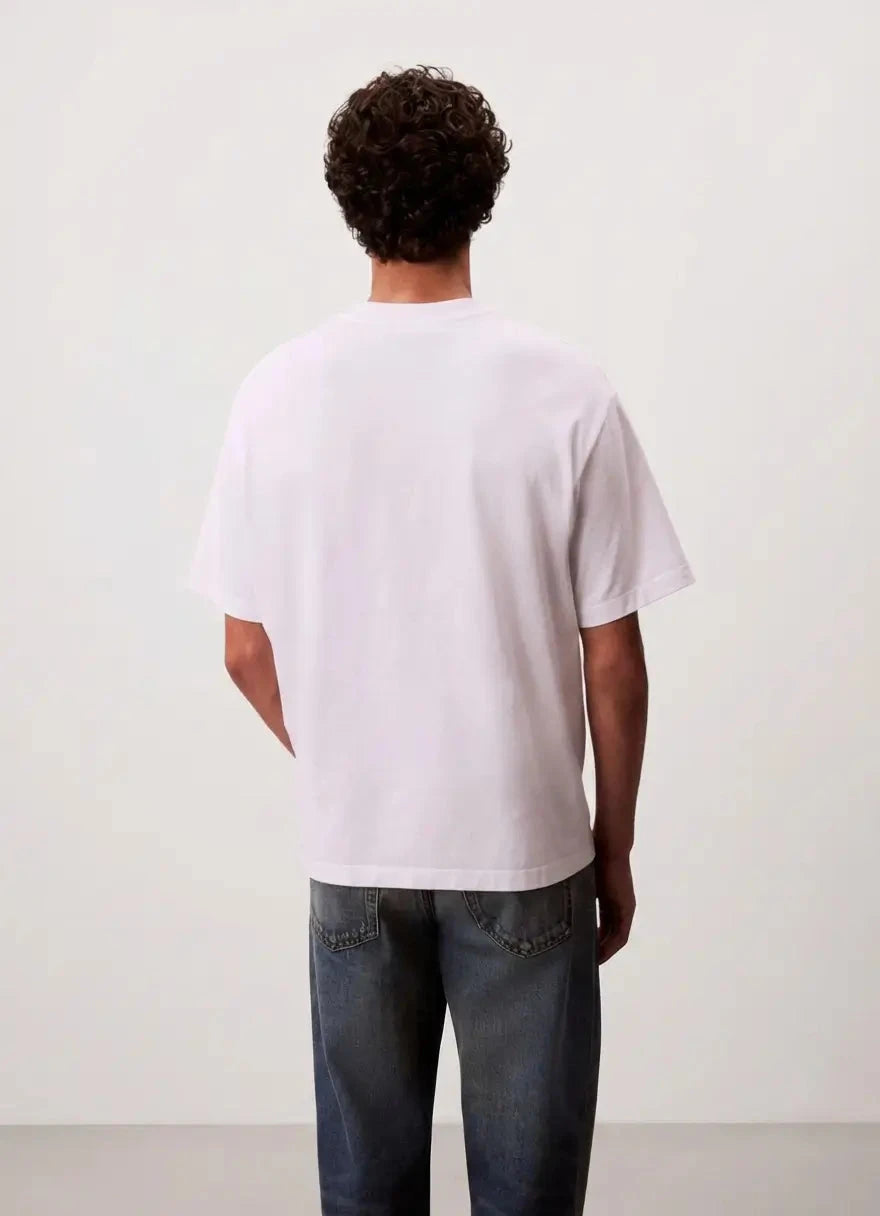 Calvin Klein Cursive Graphic T-Shirt White - Subwear